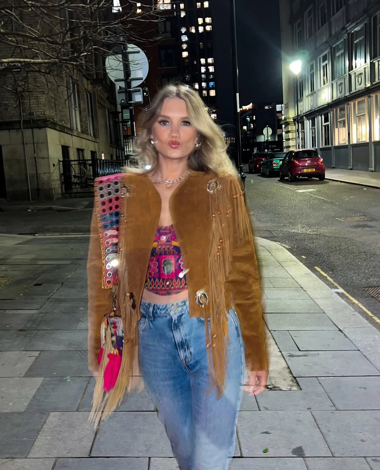 Arizona Tan Tassel Suede Jacket - Pre Order - Image 4