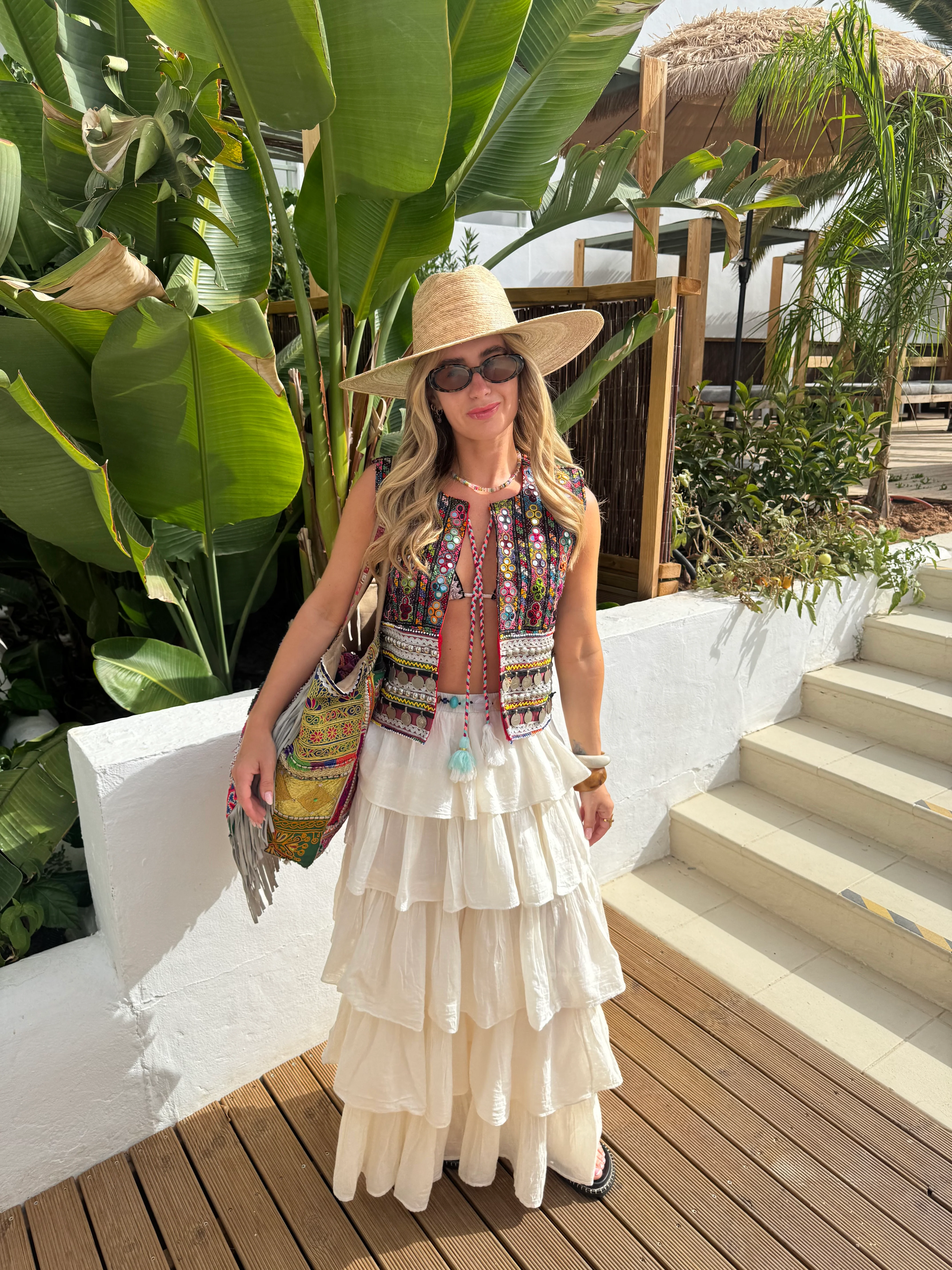 Bohemia Ibiza Ruffle Skirt - Image 2