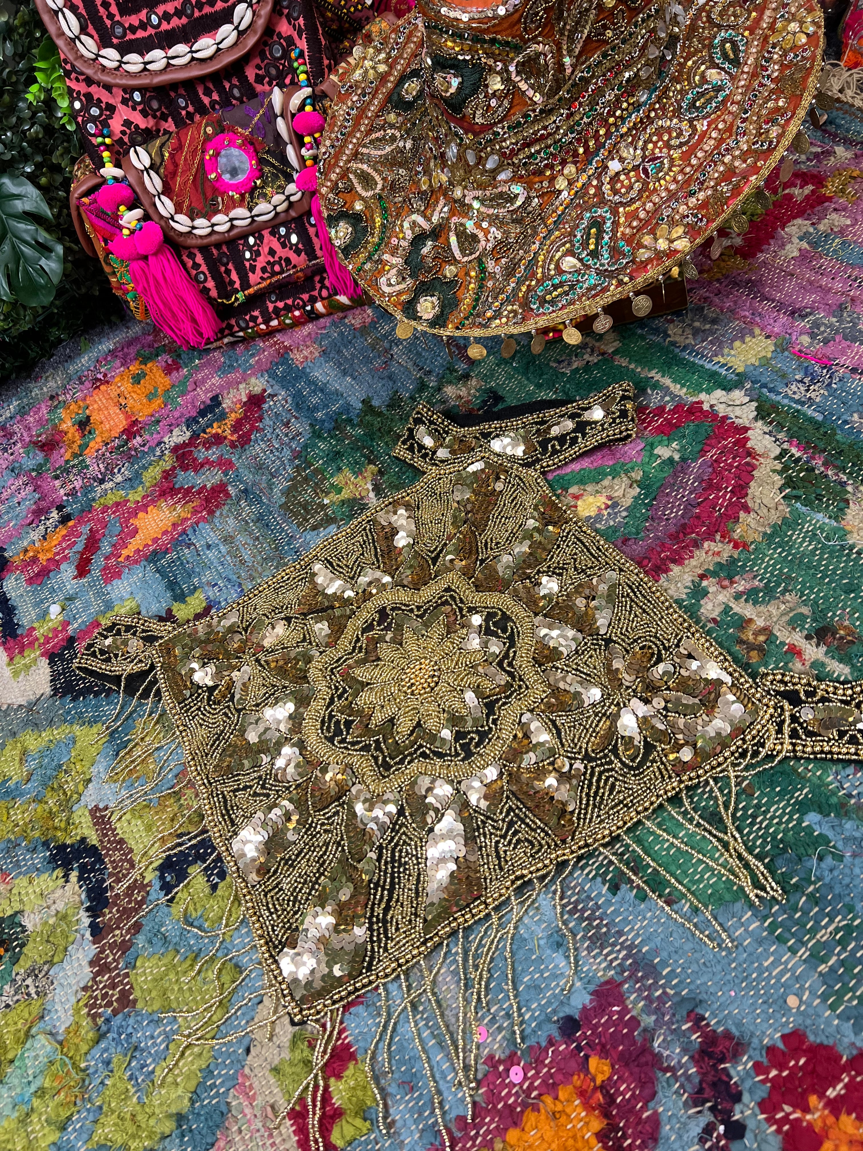 Flower Power Top in Gold - Image 4