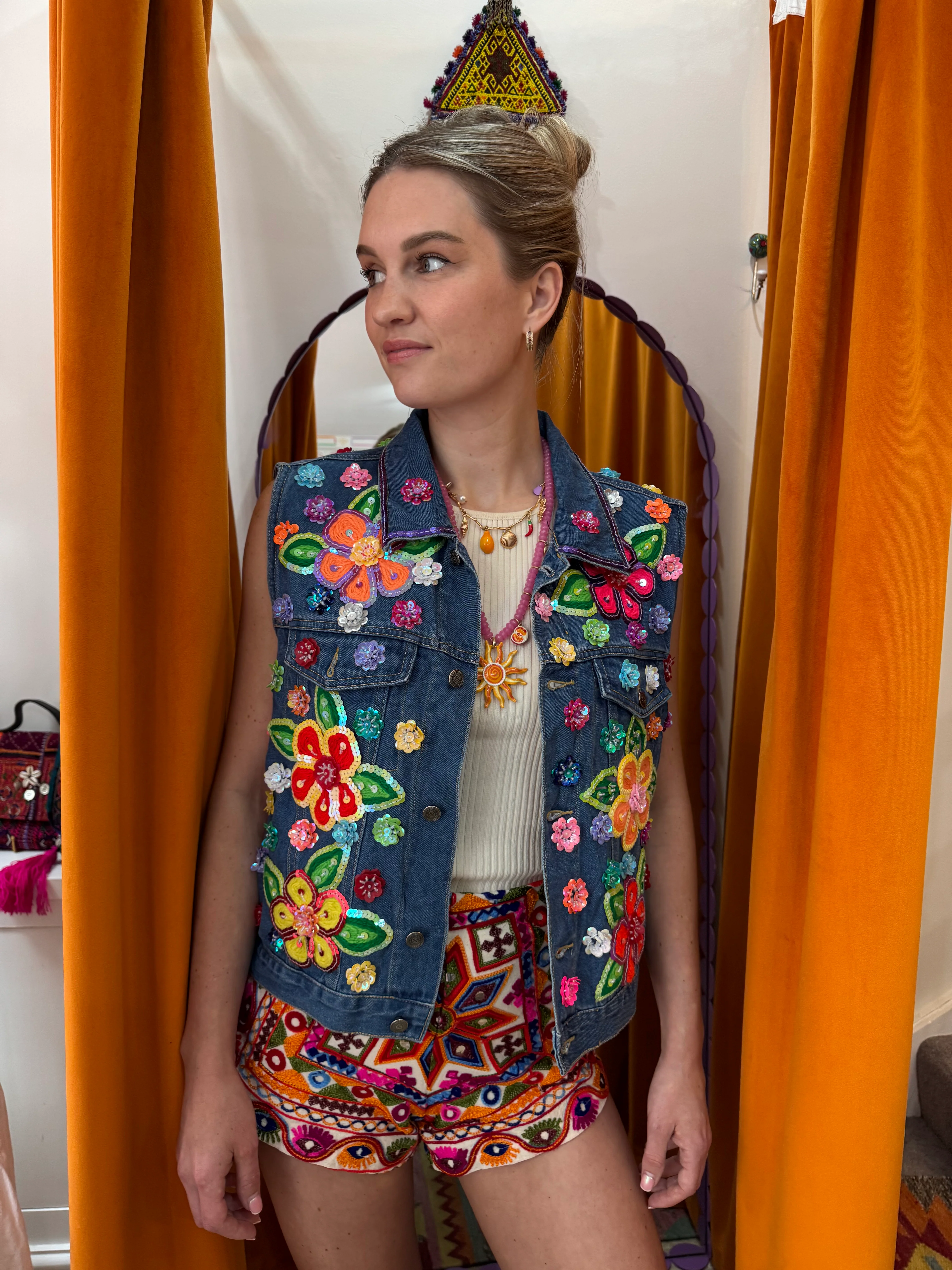 Gypsy Soul Denim Gilet - 2