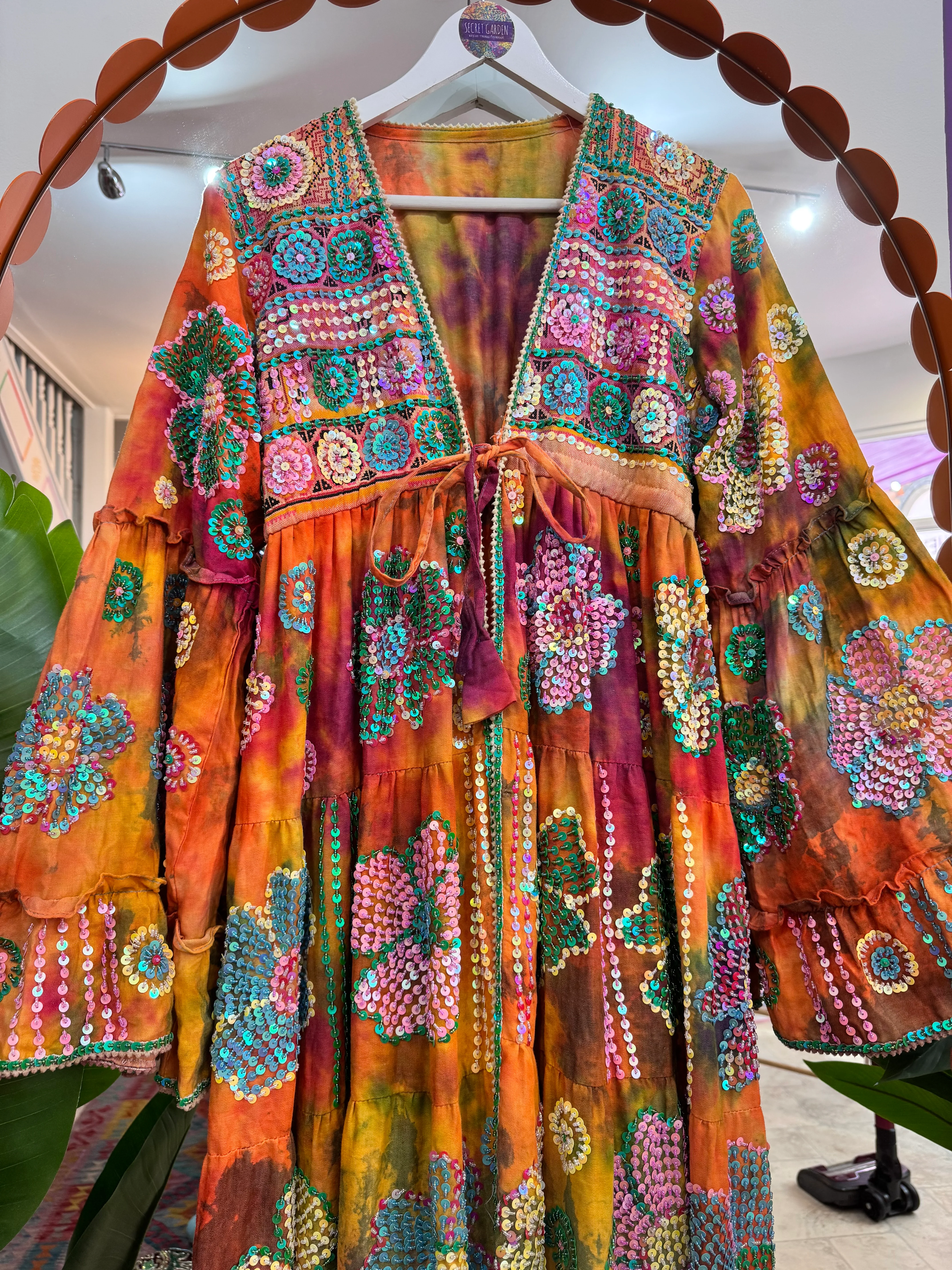 Gypsy Soul Maxi Kimono Ruffle Jacket - 2 - Image 3