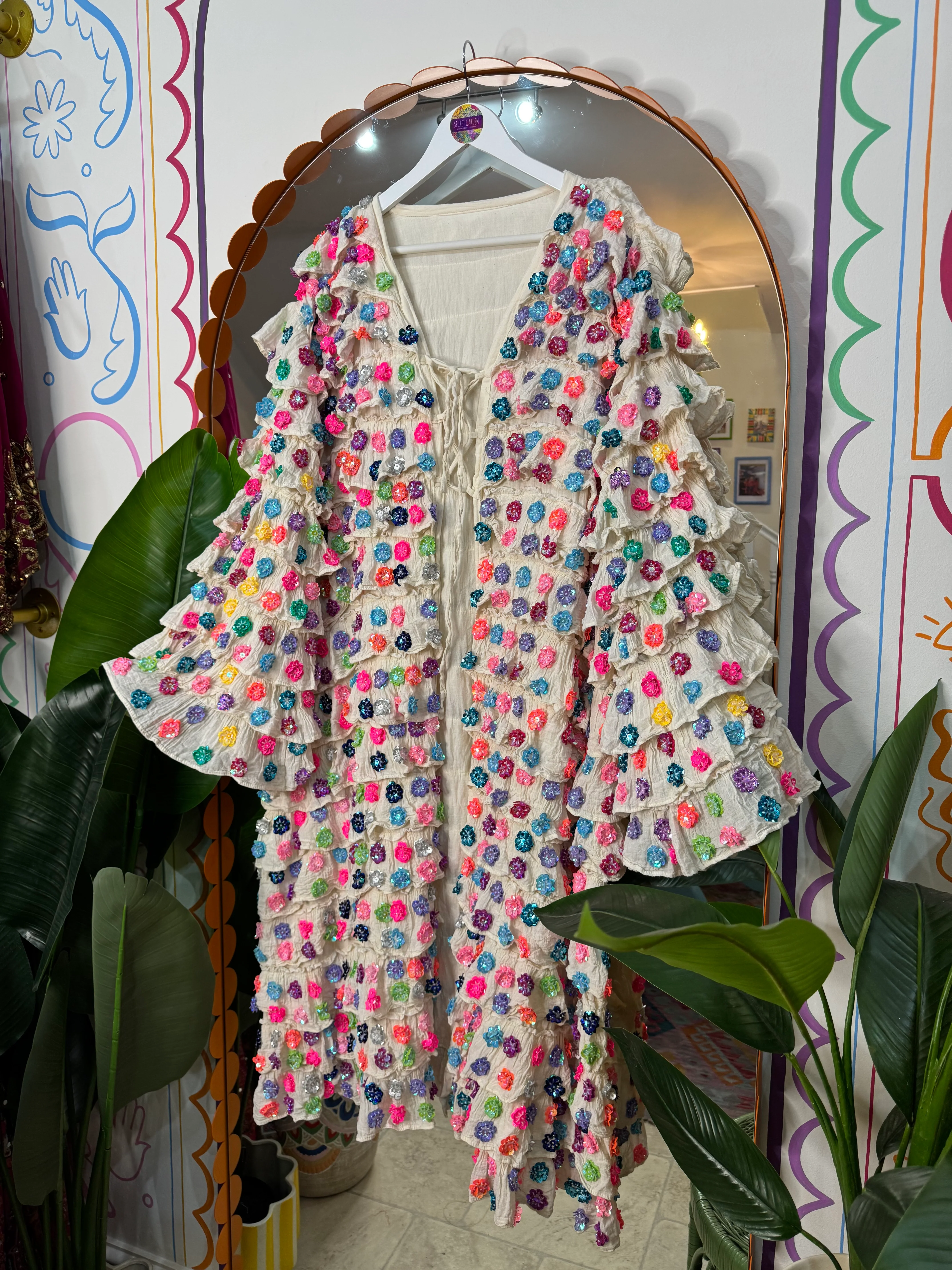 Gypsy Soul Maxi Ruffle Jacket - Image 2