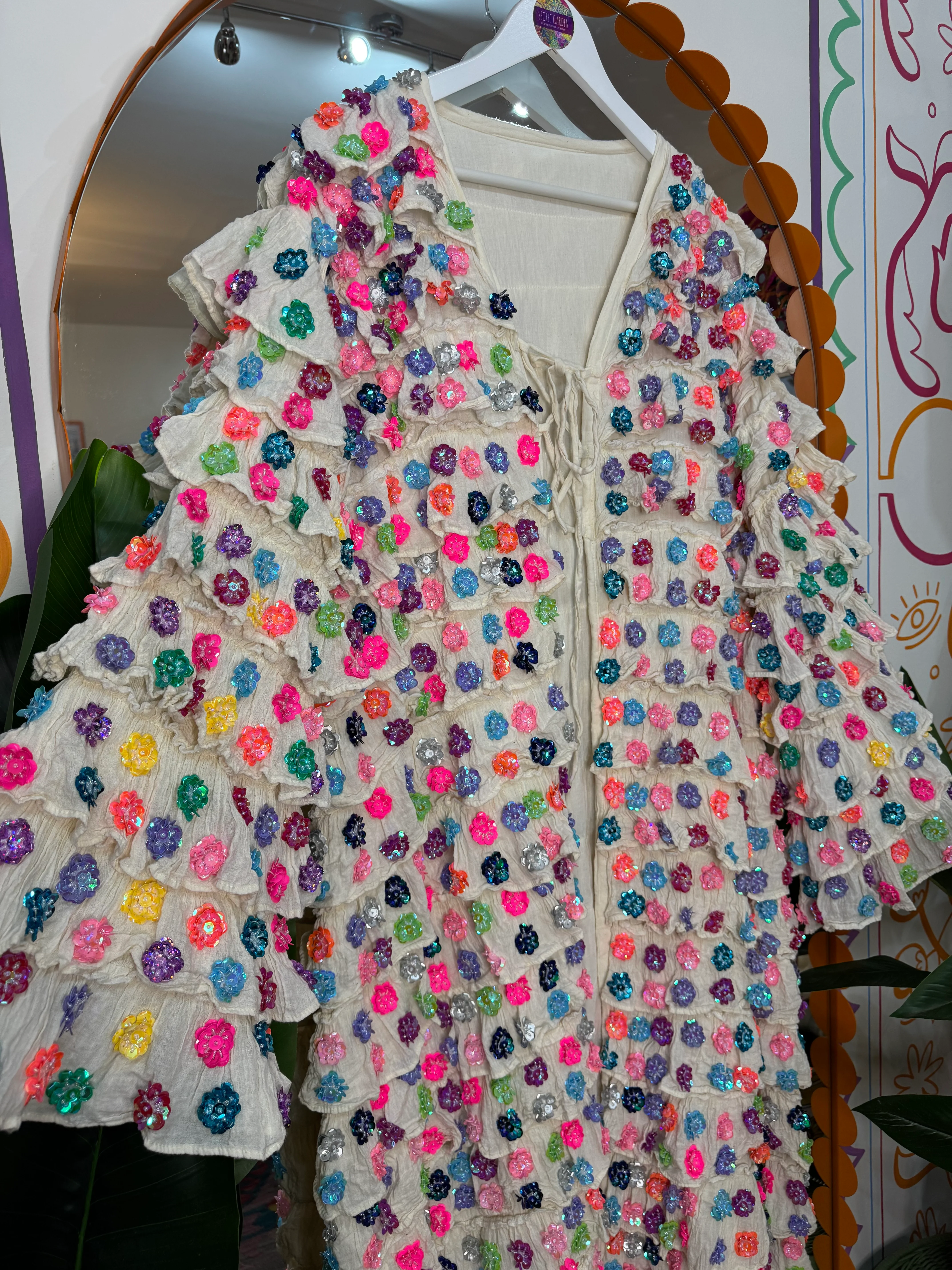 Gypsy Soul Maxi Ruffle Jacket - Image 3