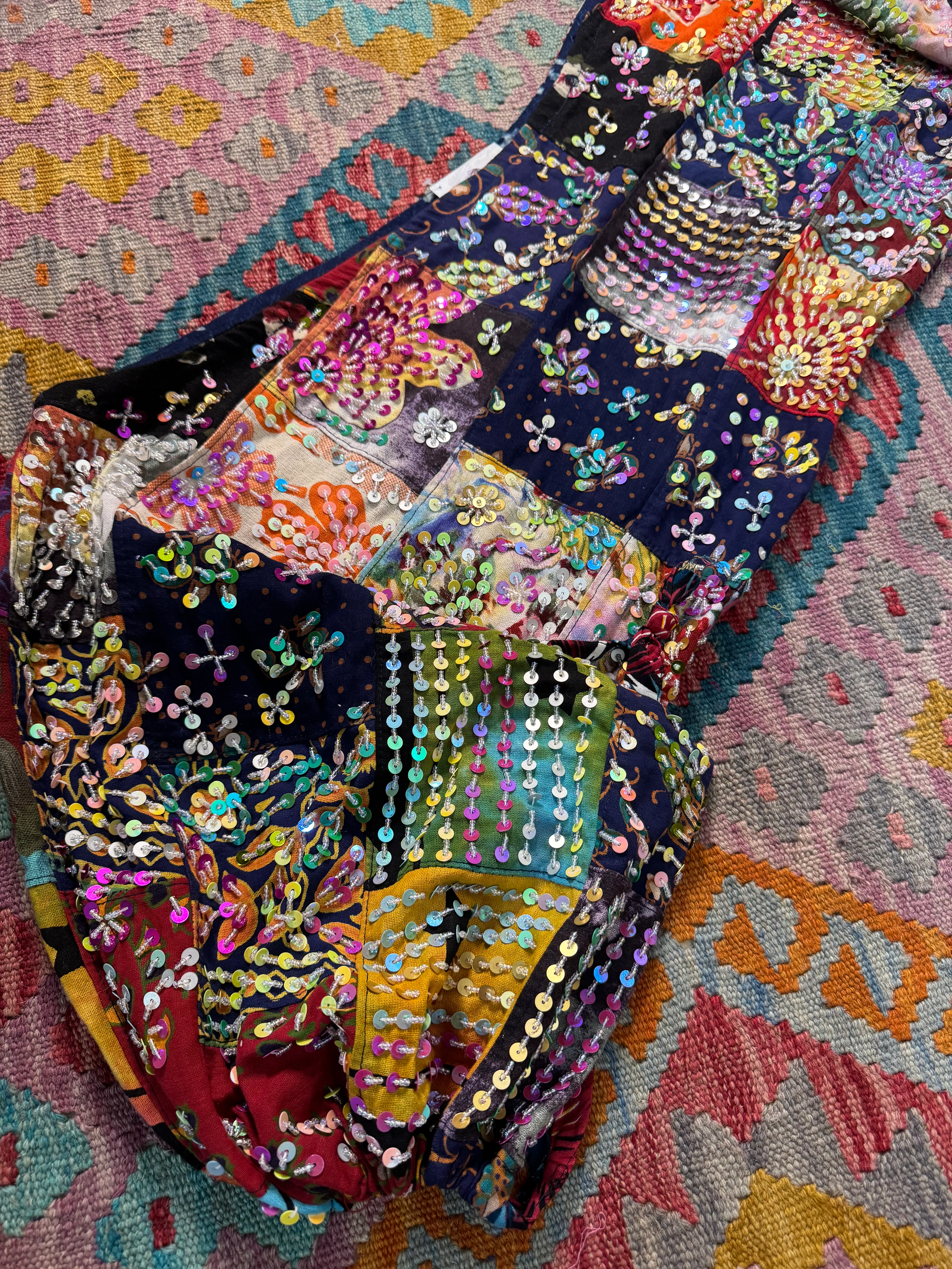 Gypsy Soul Patchwork Bolero Jacket - 6 - Image 2