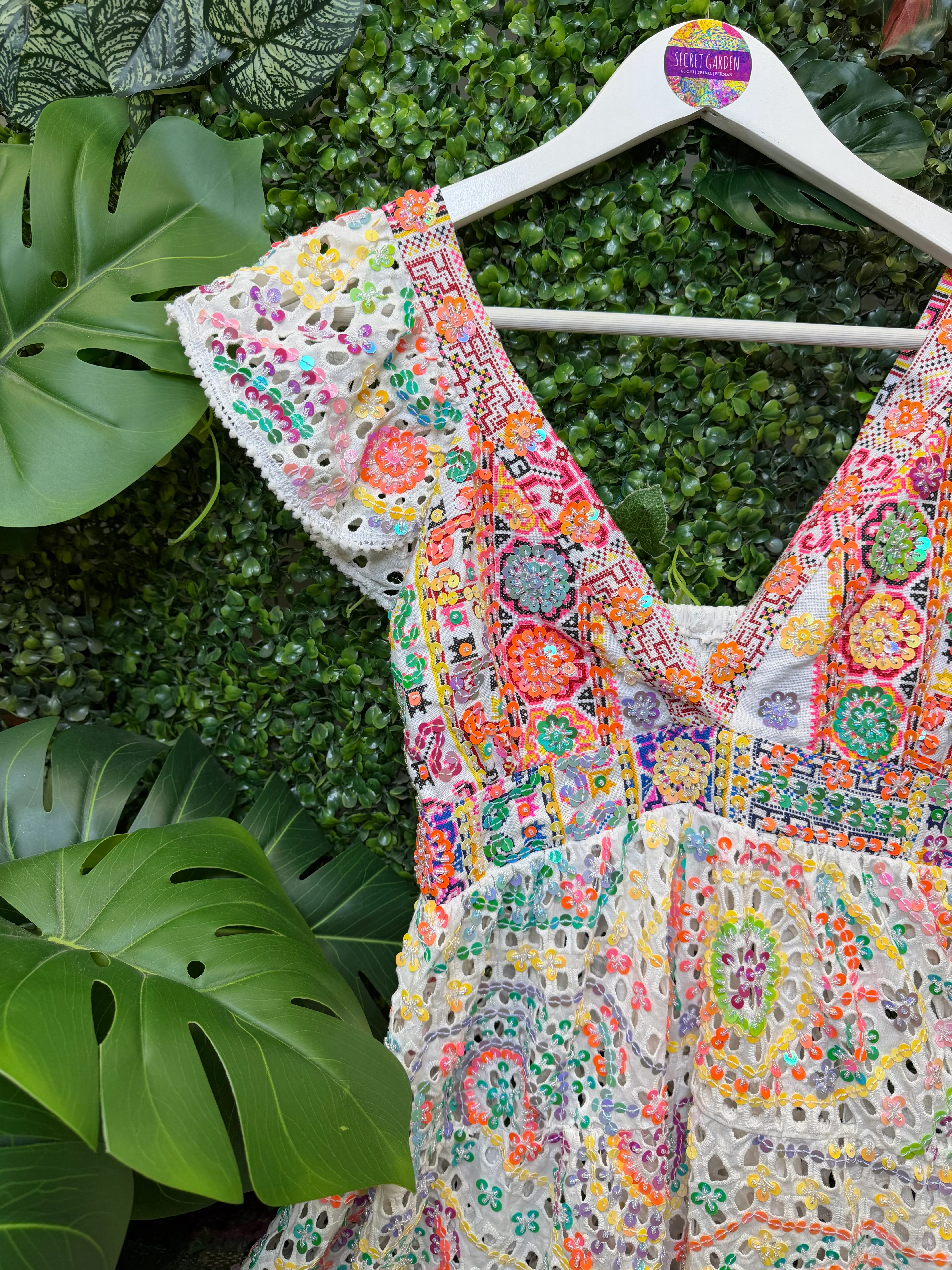 Gypsy Soul Tassel Broderie Anglaise Top 2 - Image 2
