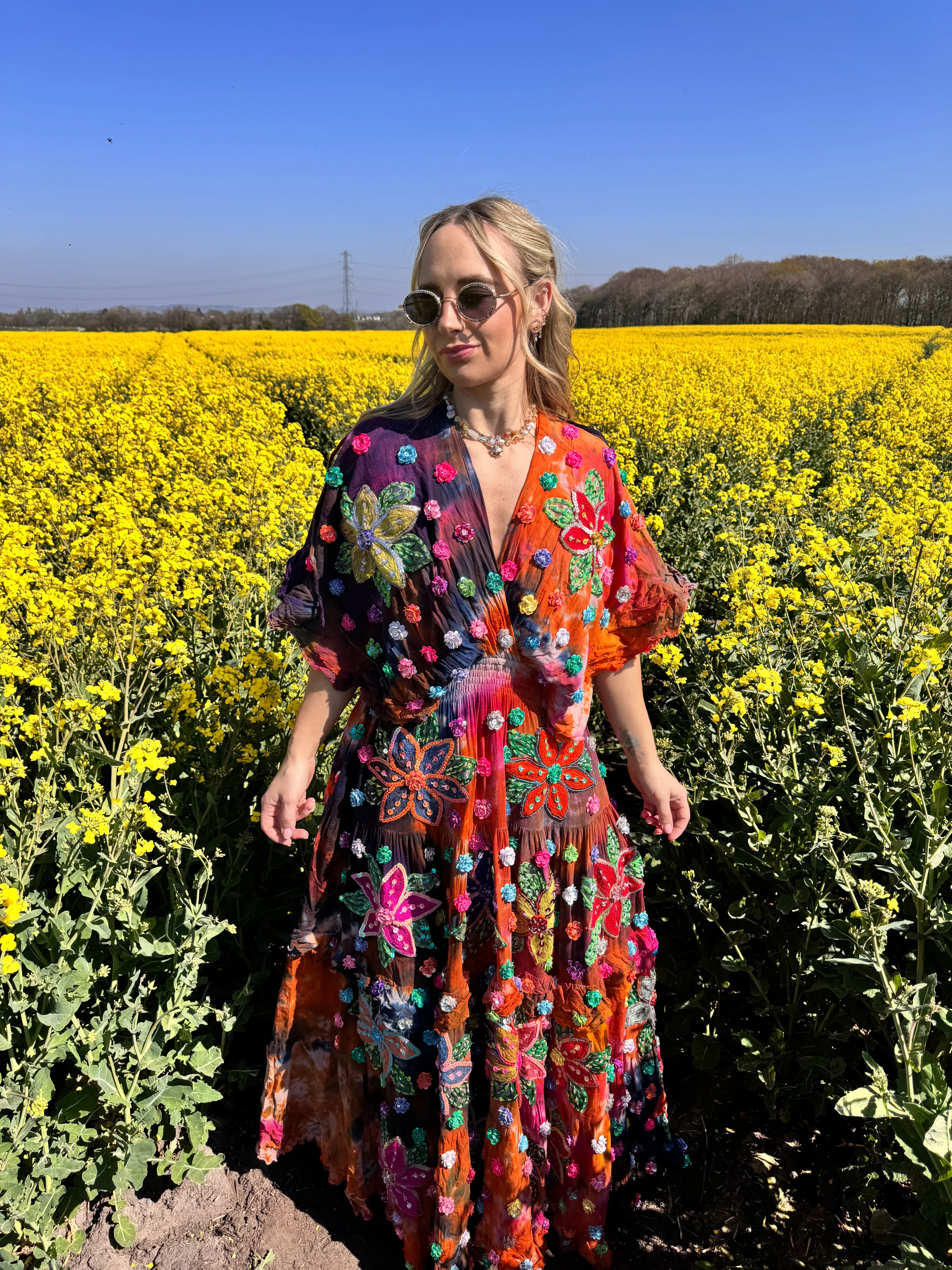 Gypsy Soul Tie Dye Maxi Dress - Image 3