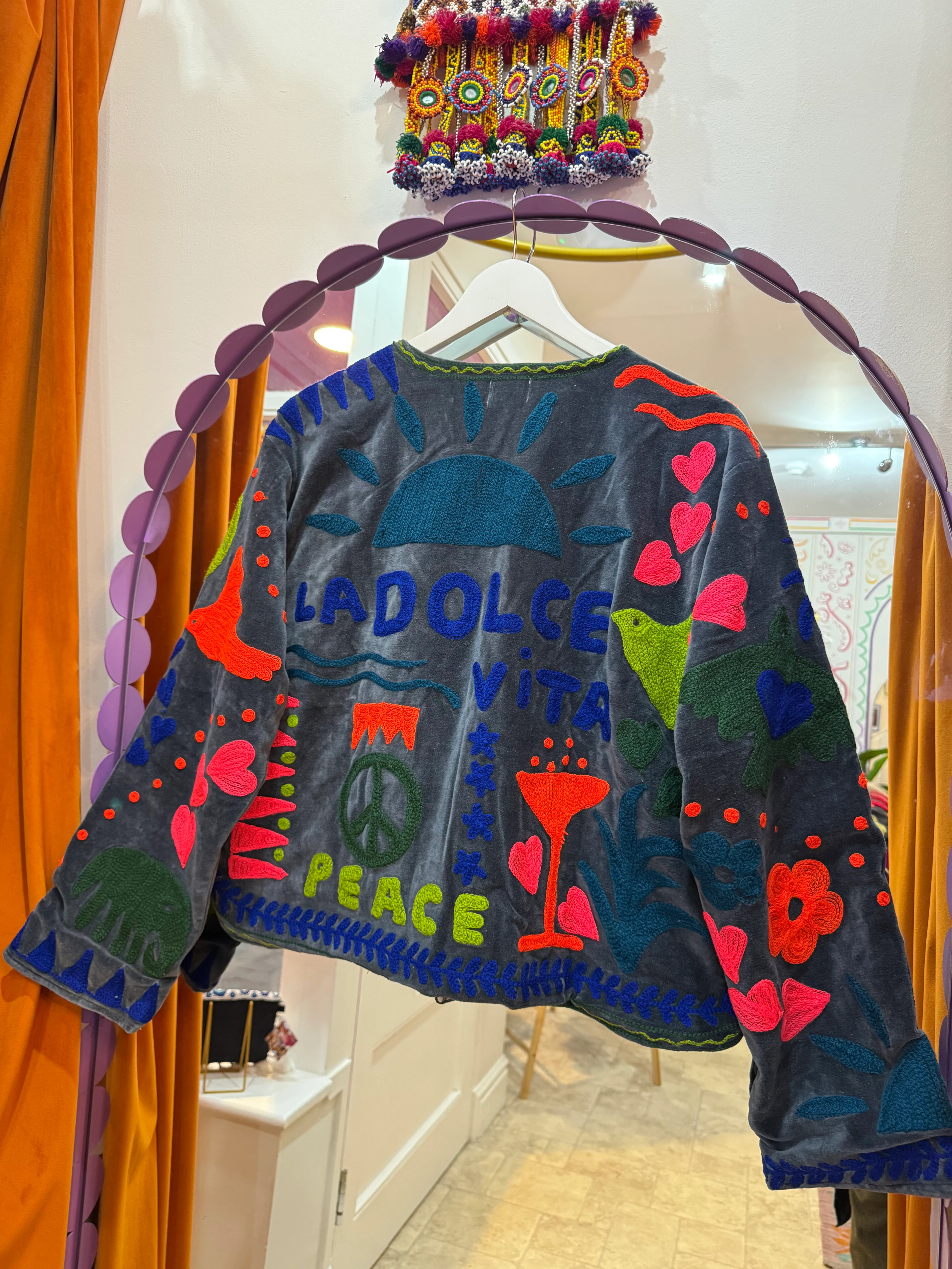 Joy Velvet Duster Jacket - 11 - Image 2