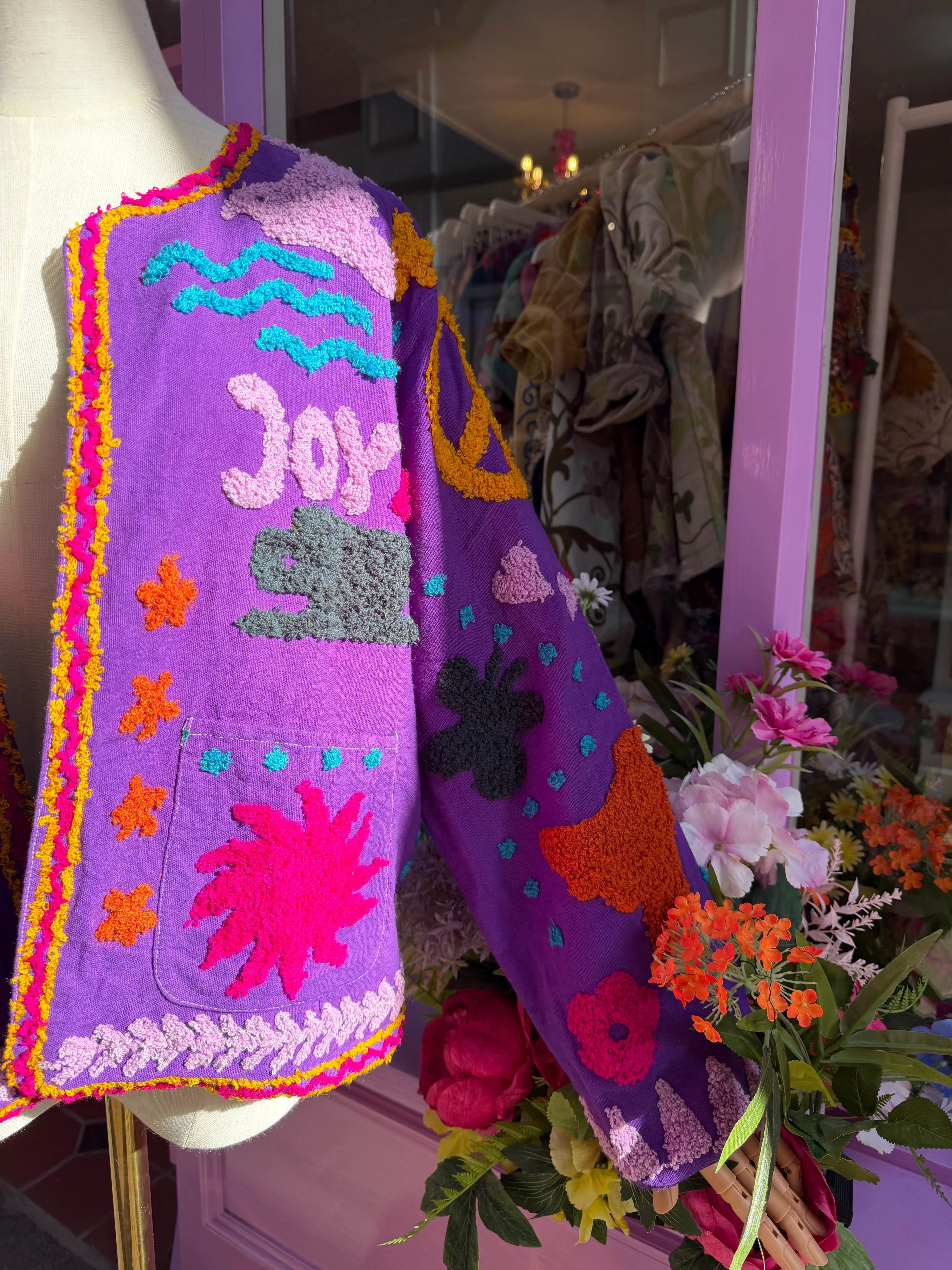 Joy Duster Tufted Jacket - Image 2
