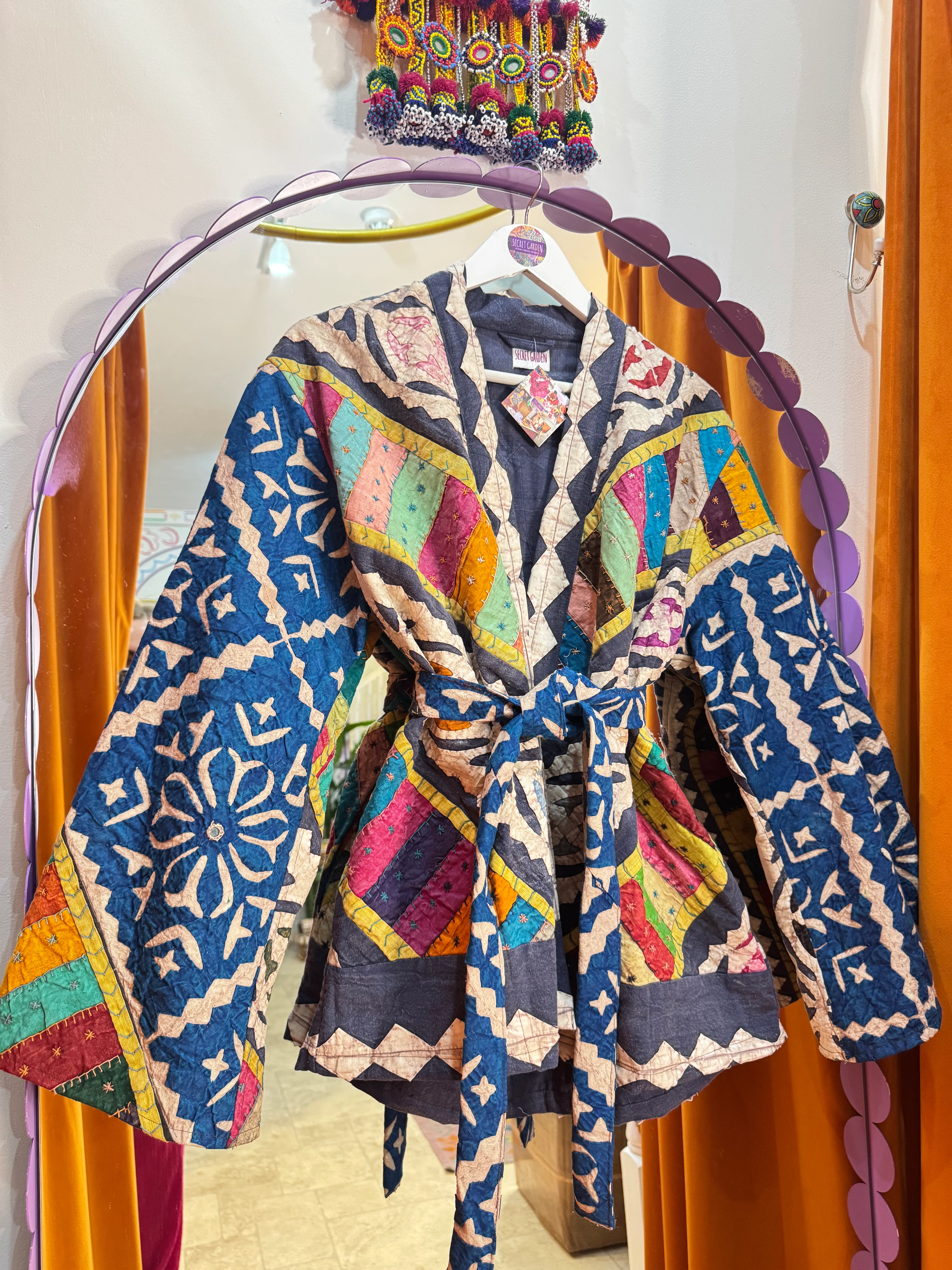 Kantha Tie Jacket - Image 2