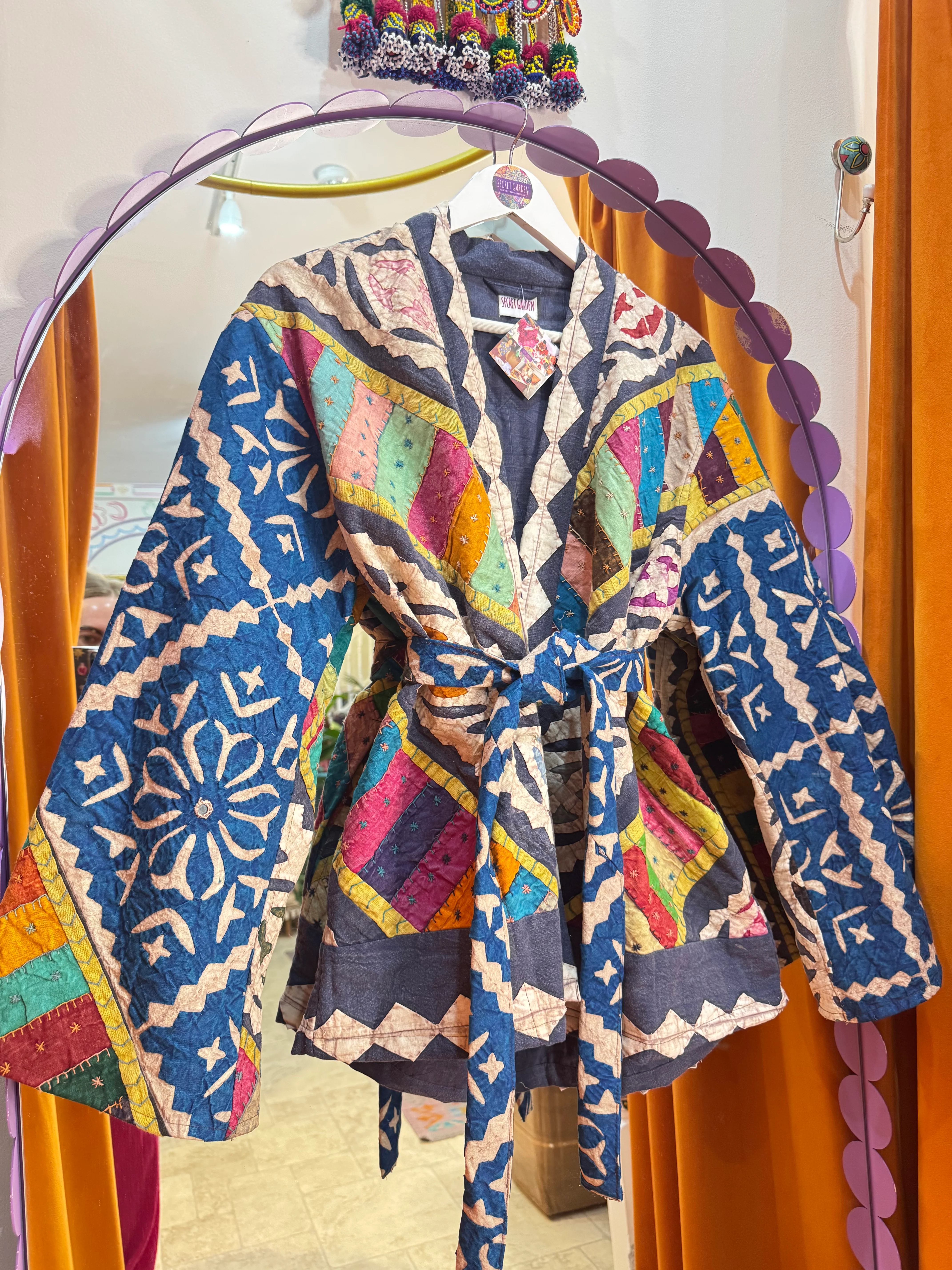 Kantha Tie Jacket - Image 3