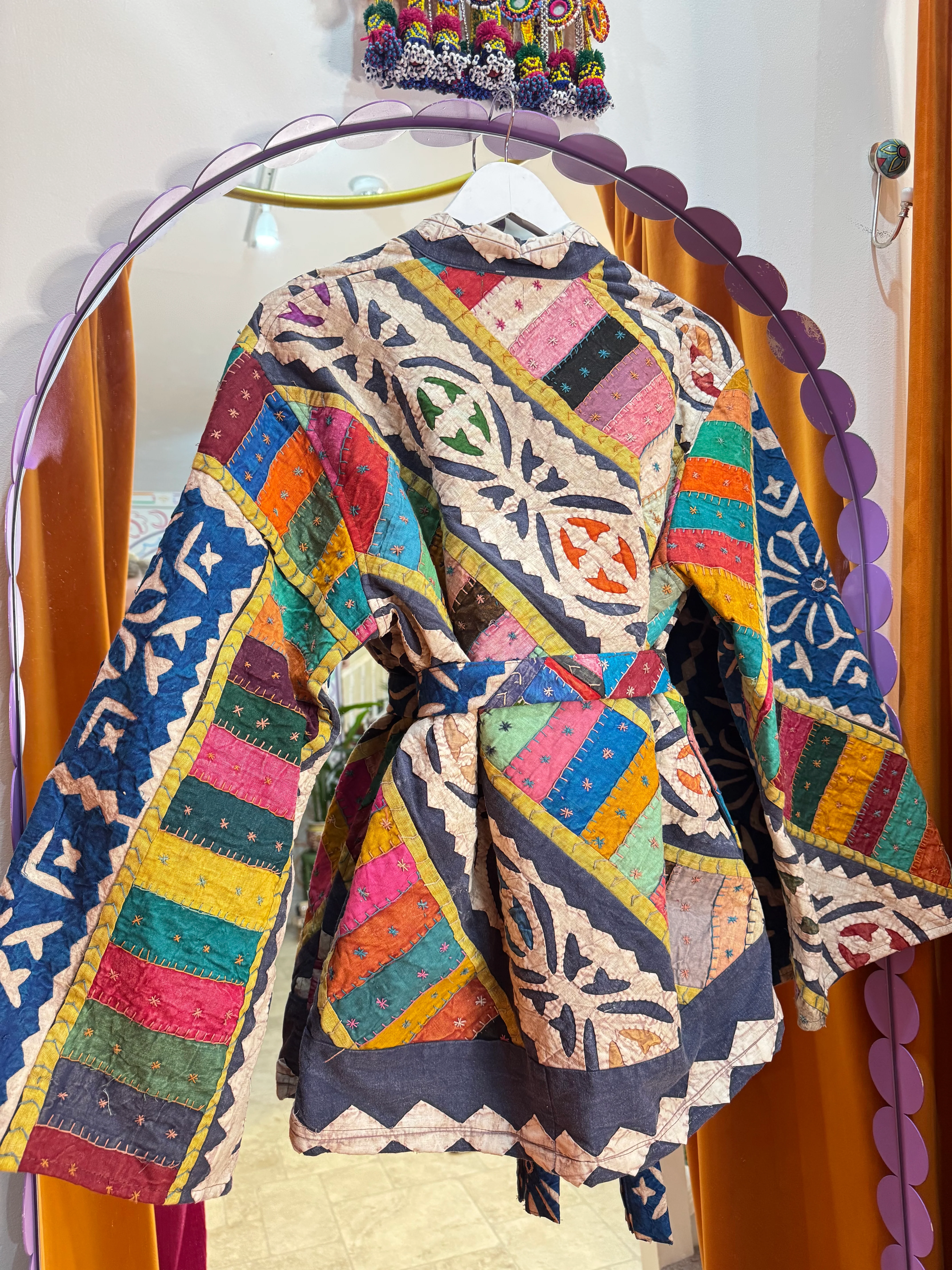 Kantha Tie Jacket - Image 4