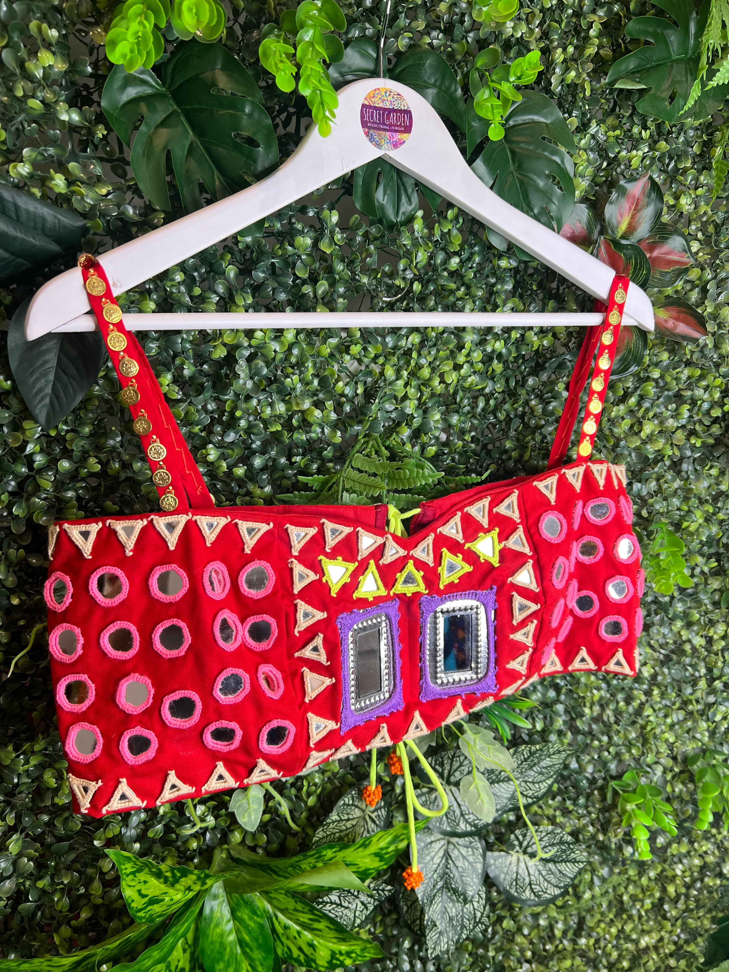Mendoza Mirrored Tops - Bright Red - Image 2