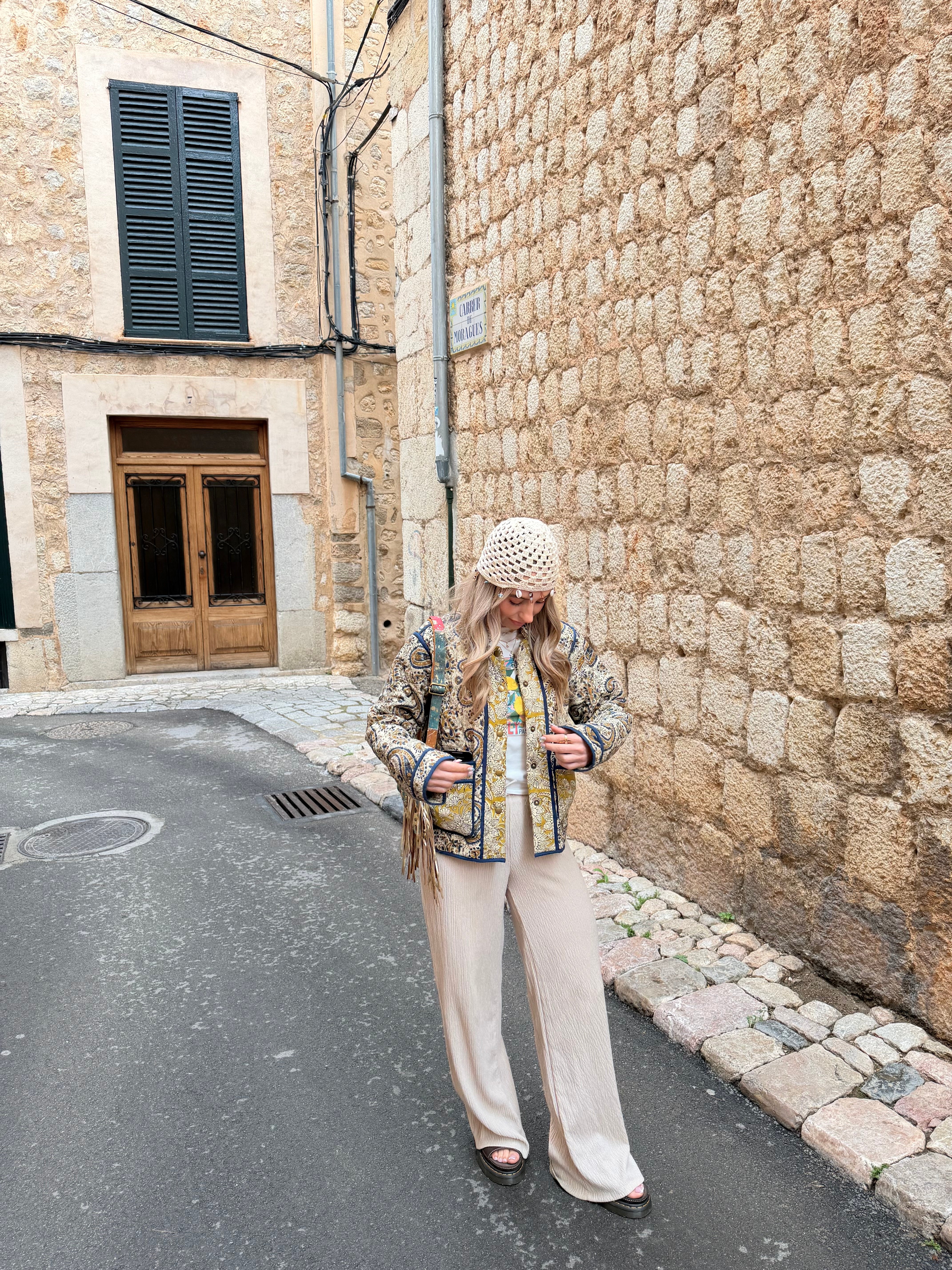 Olive Quilted Jacket - Image 2