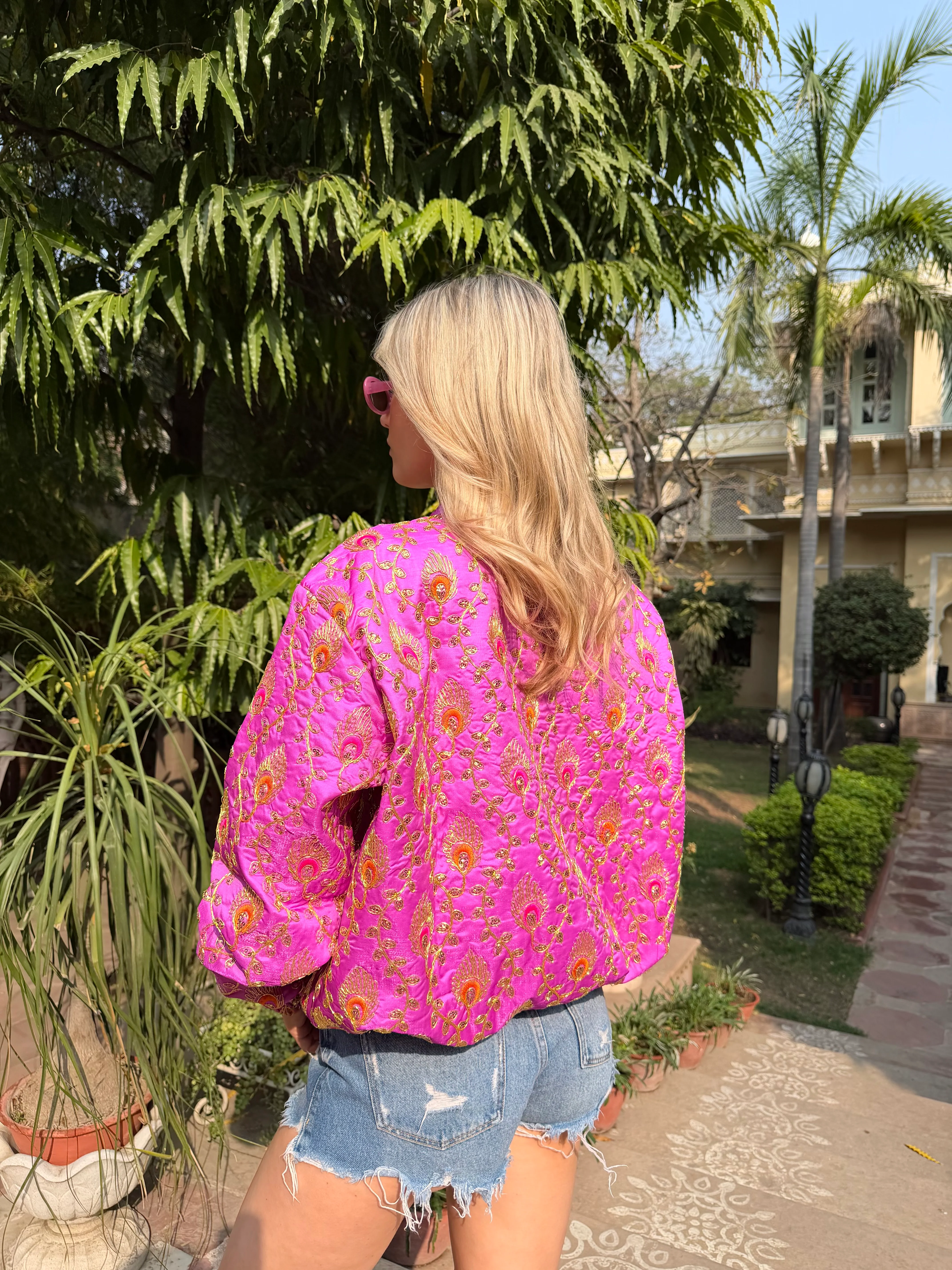 Peacock Oversized Bomber - Image 2