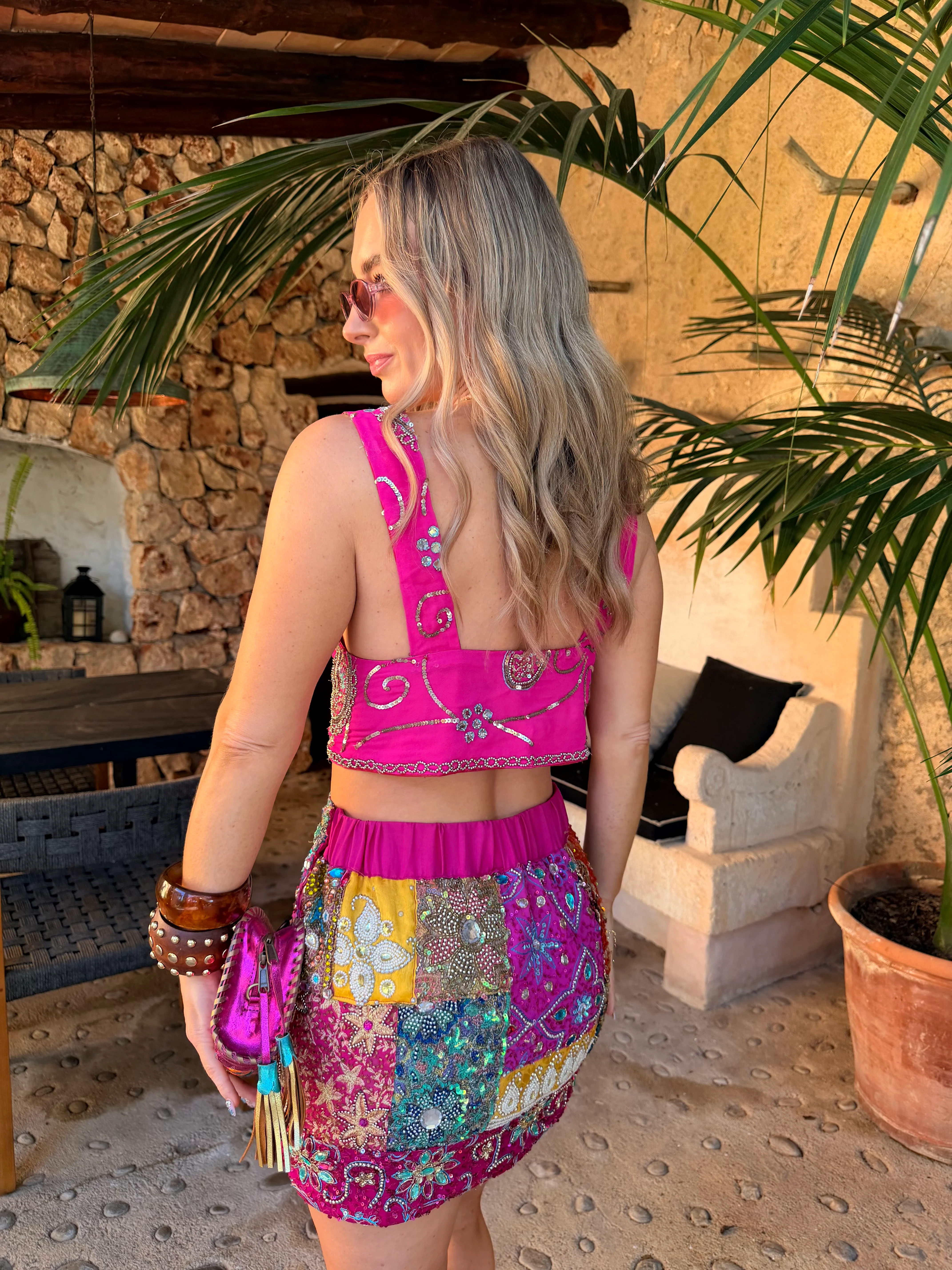 Sari Top in Pink - Image 3