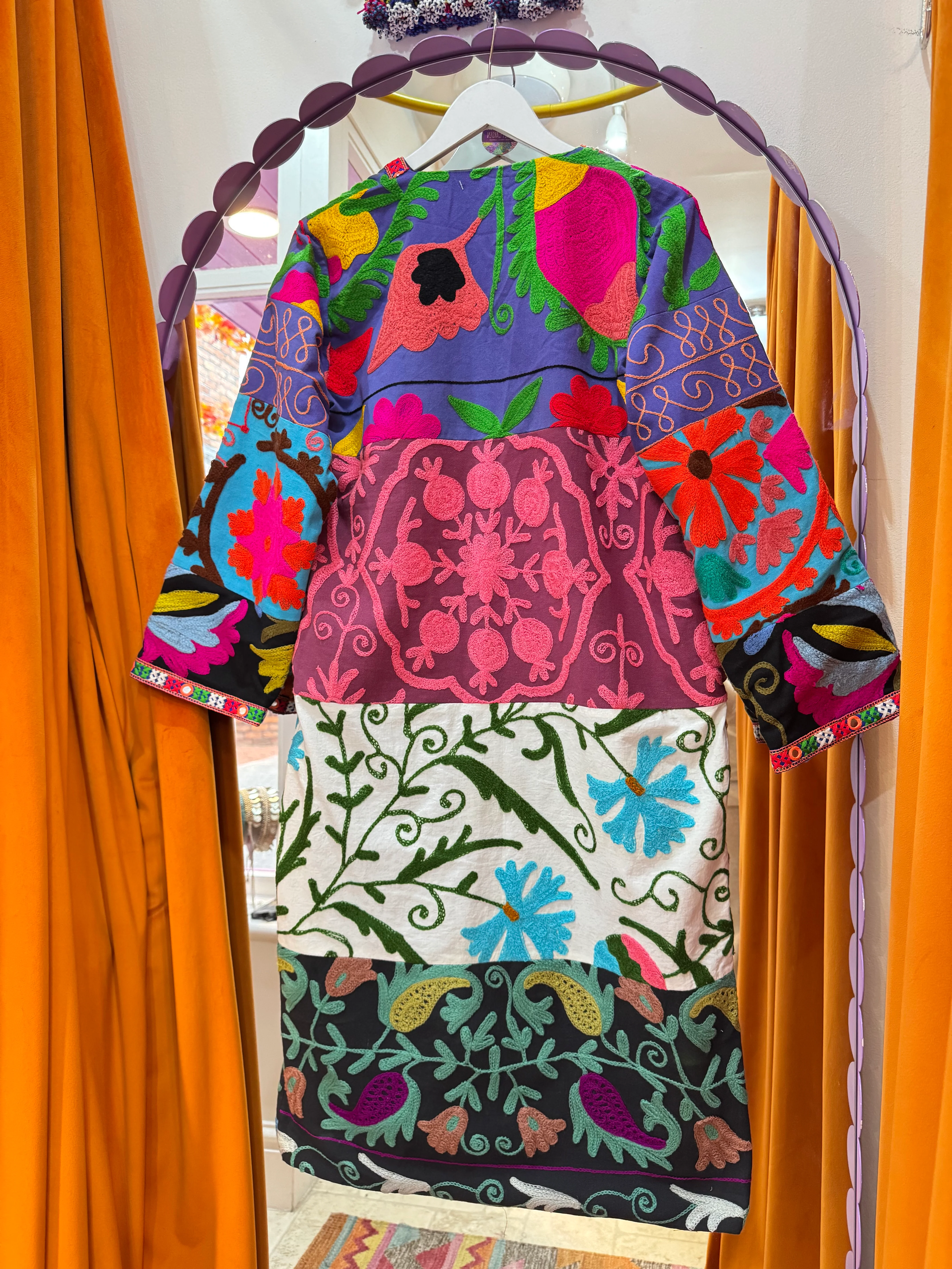 Suzani Kimono Long Jacket - Image 2