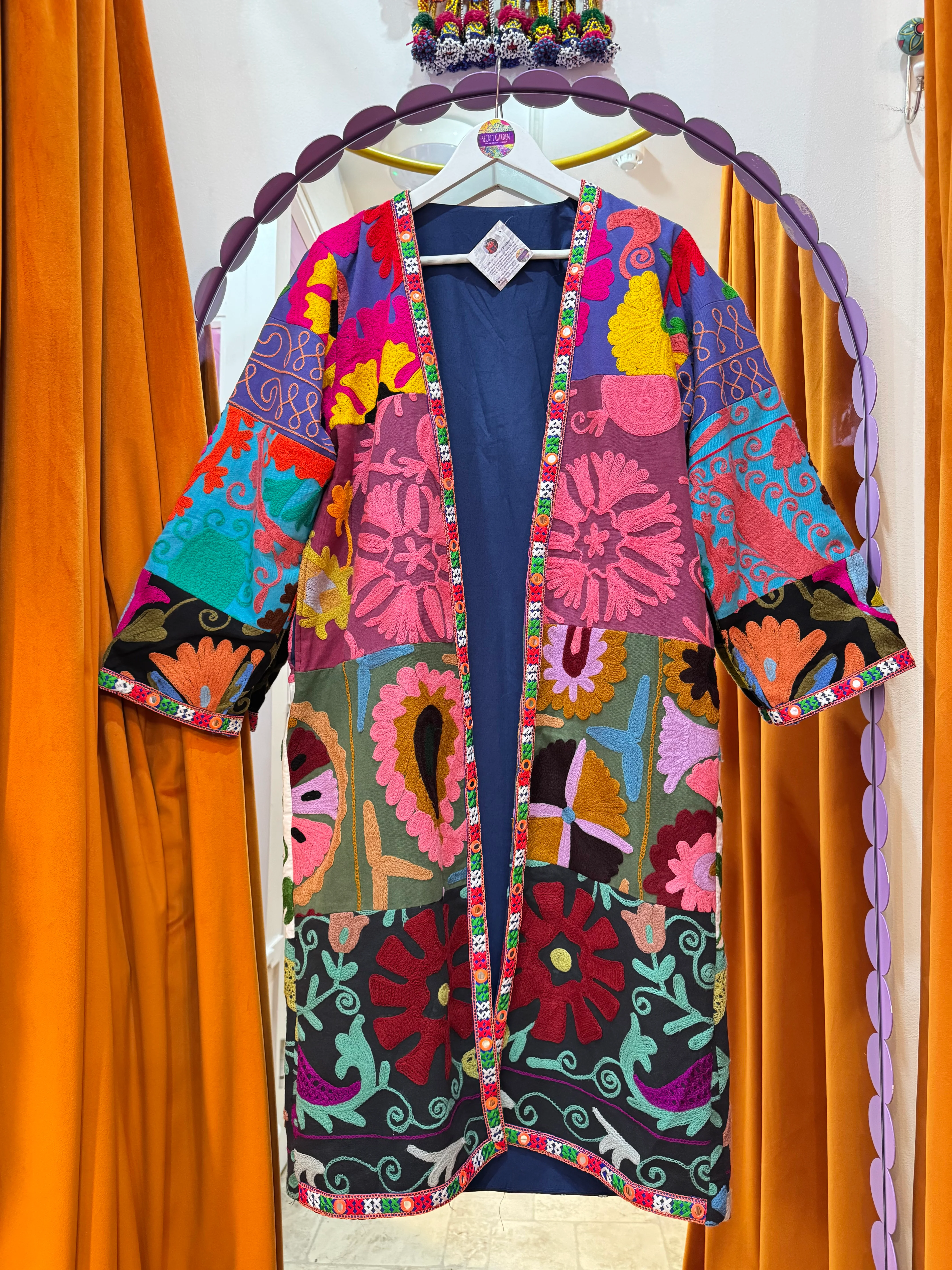 Suzani Kimono Long Jacket - Image 3