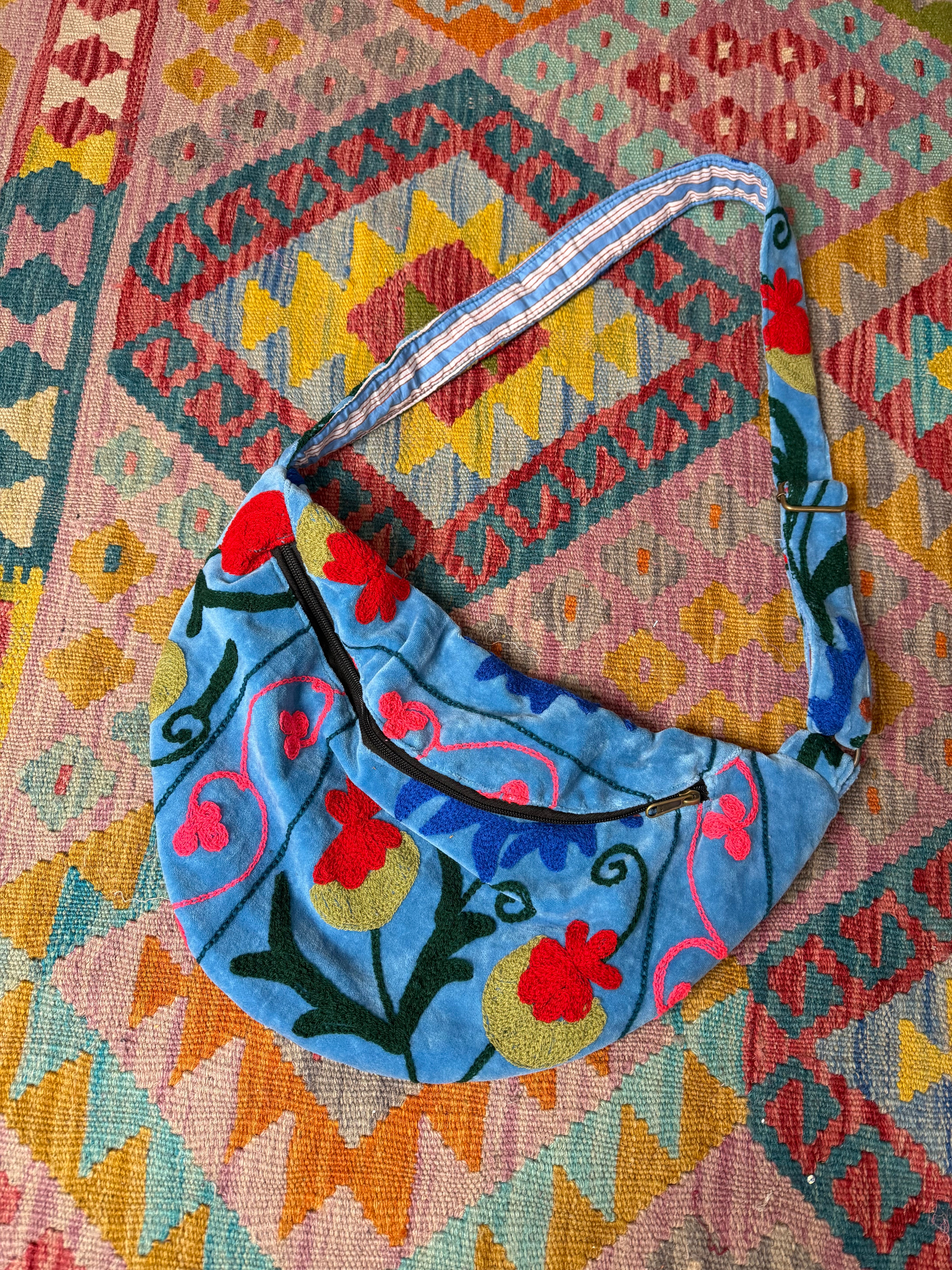 Suzani Velvet Bum Bags