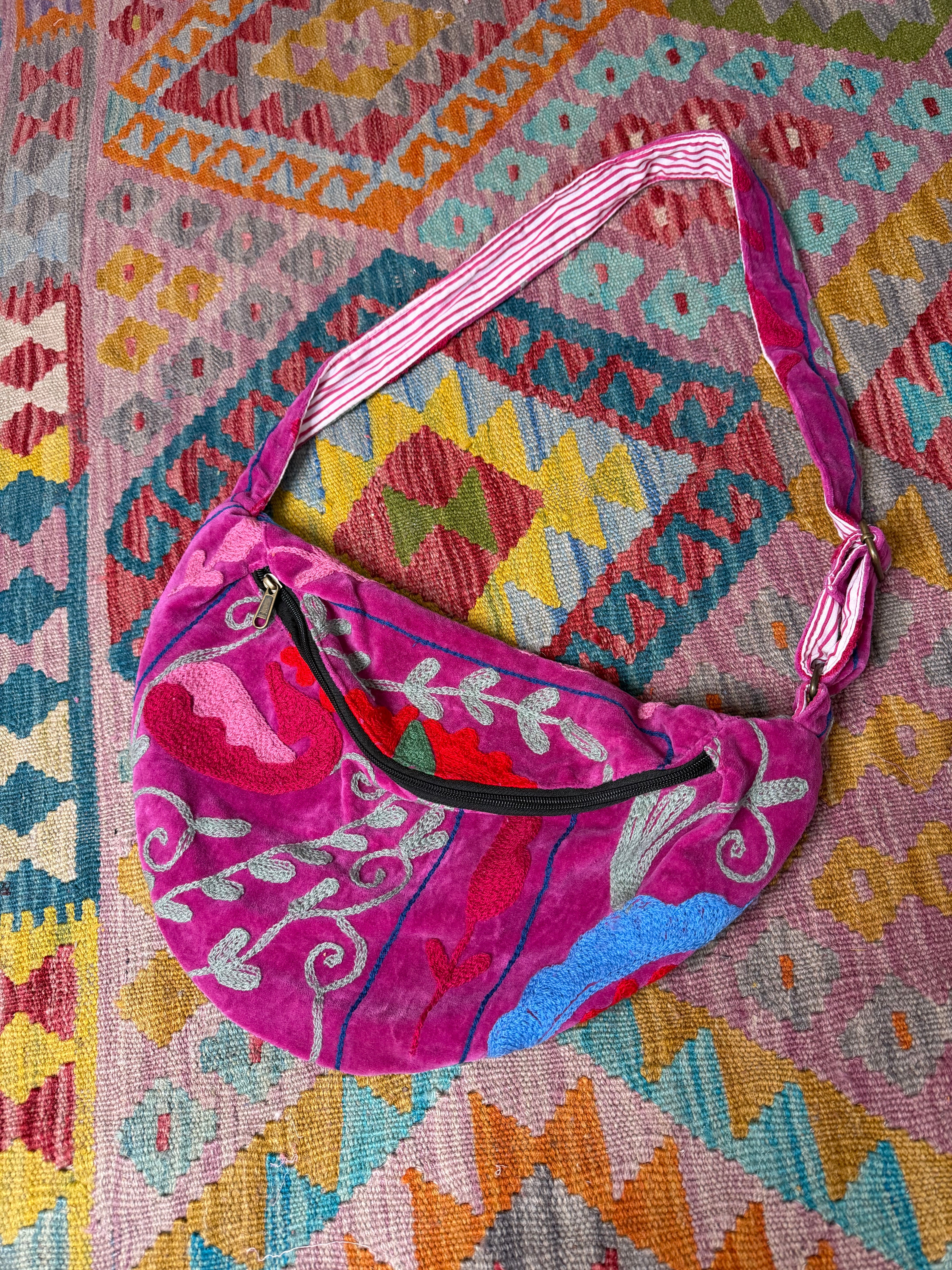 Suzani Velvet Bum Bags - Image 2