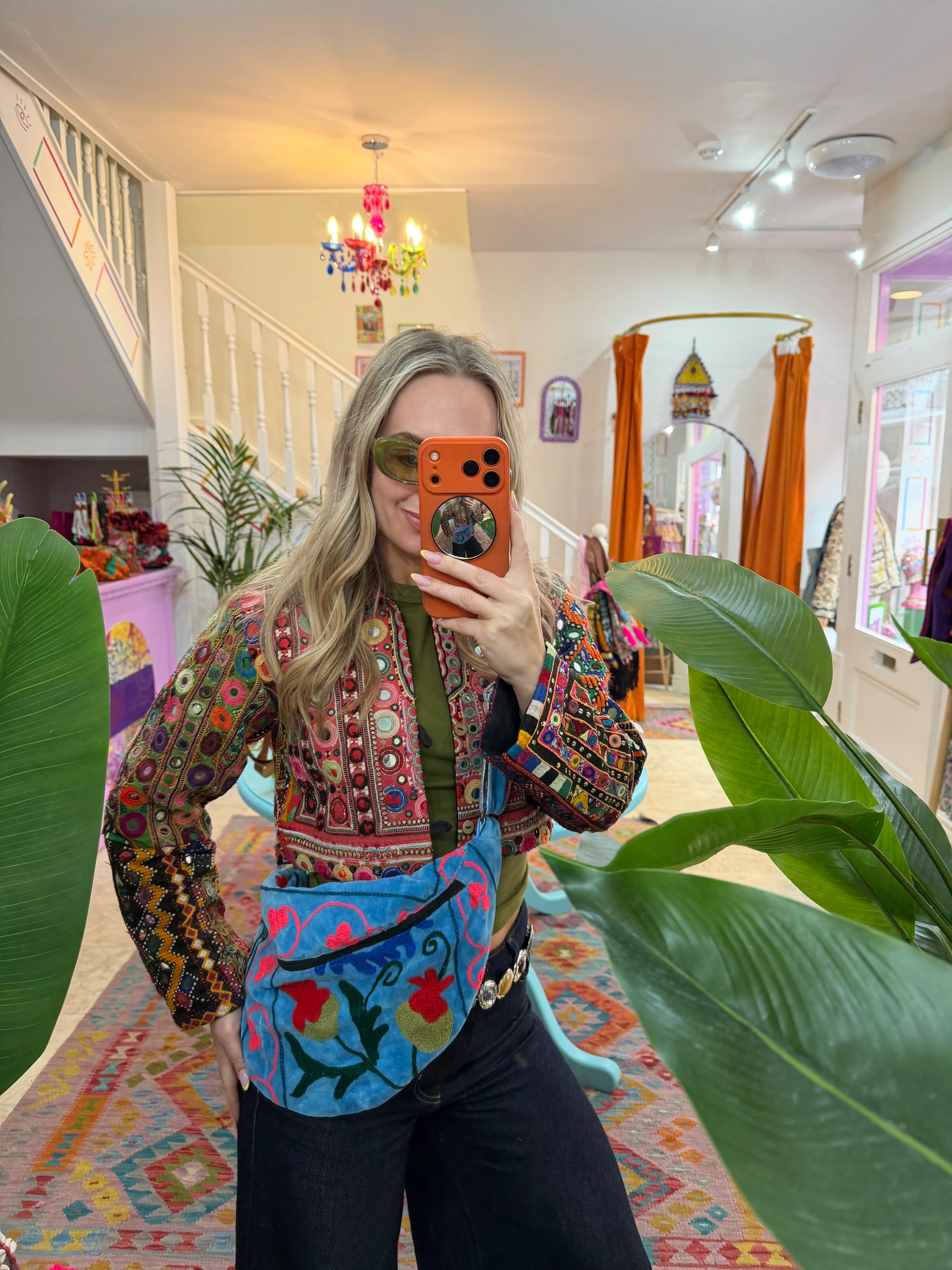 Suzani Velvet Bum Bags - Image 6