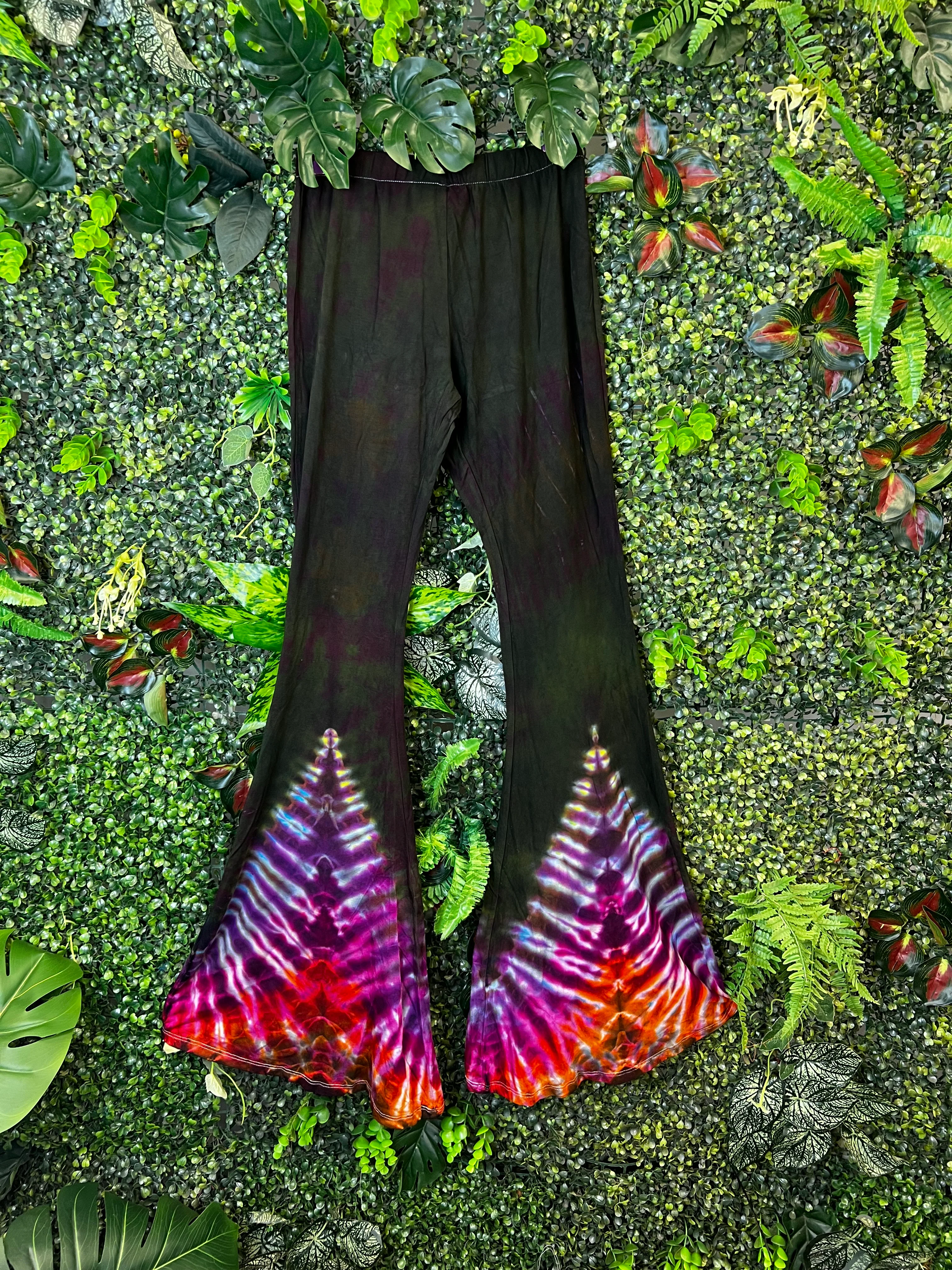 Tie Dye Flare - Green 2 - Image 2