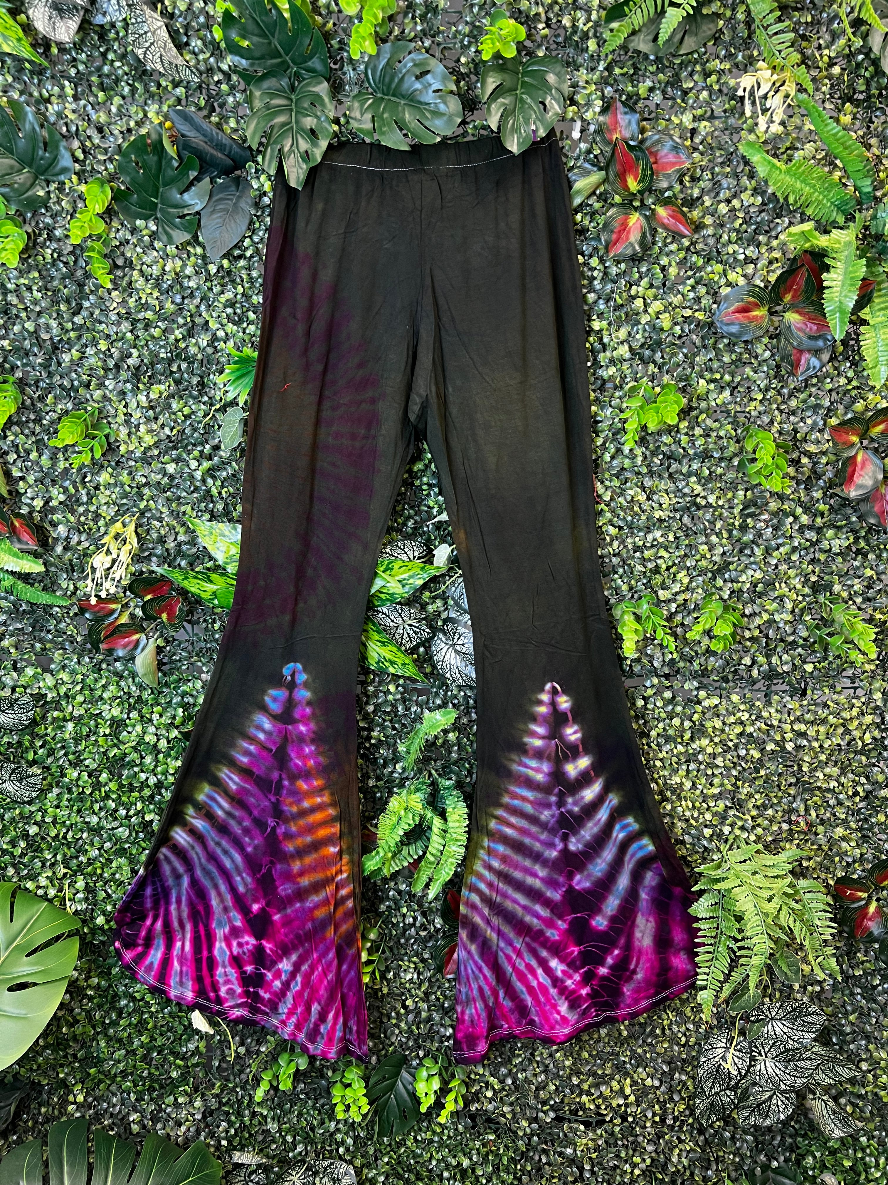 Tie Dye Flare - Green 4 - Image 2