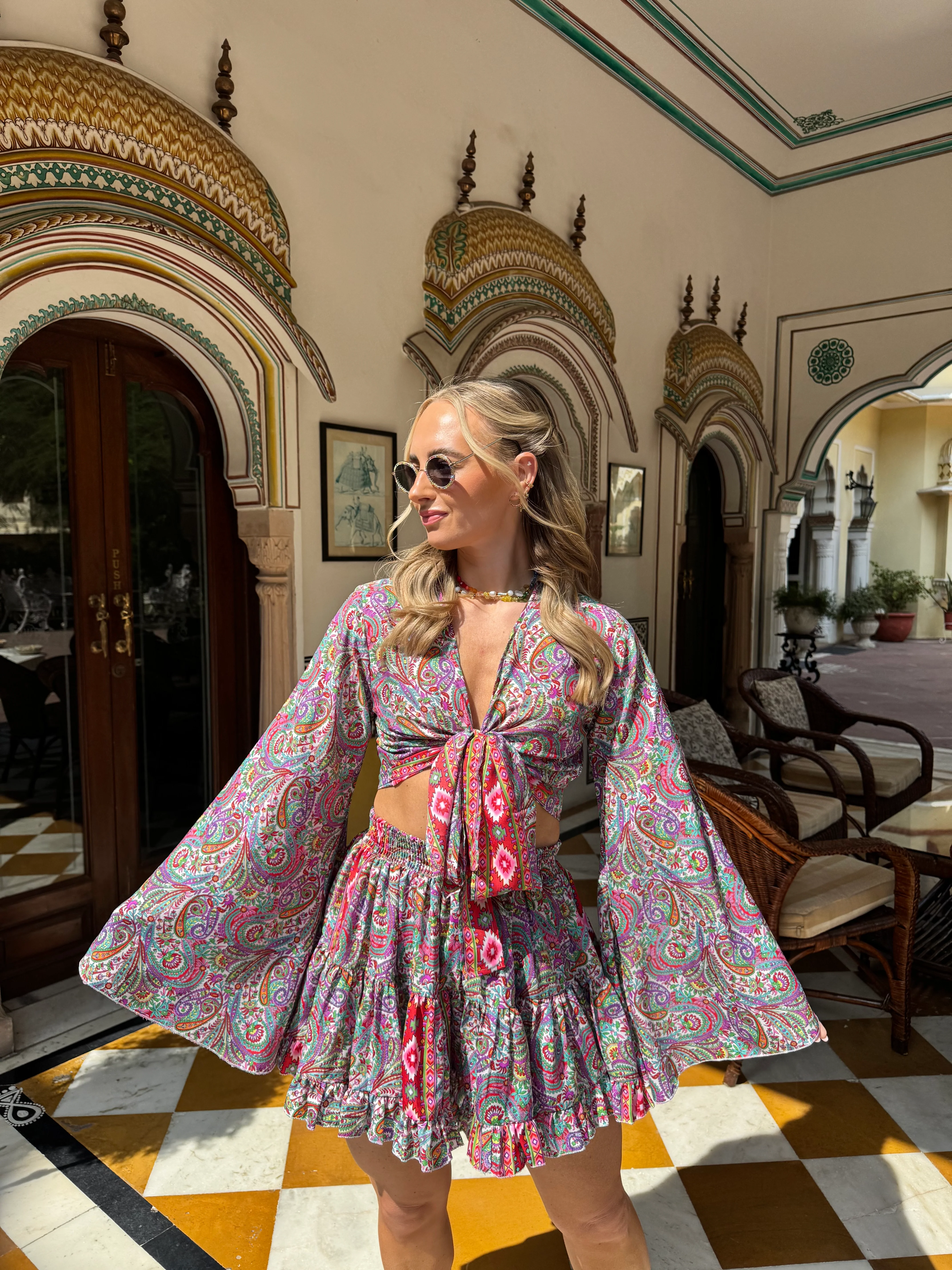 Valentina Top & Skirt Set