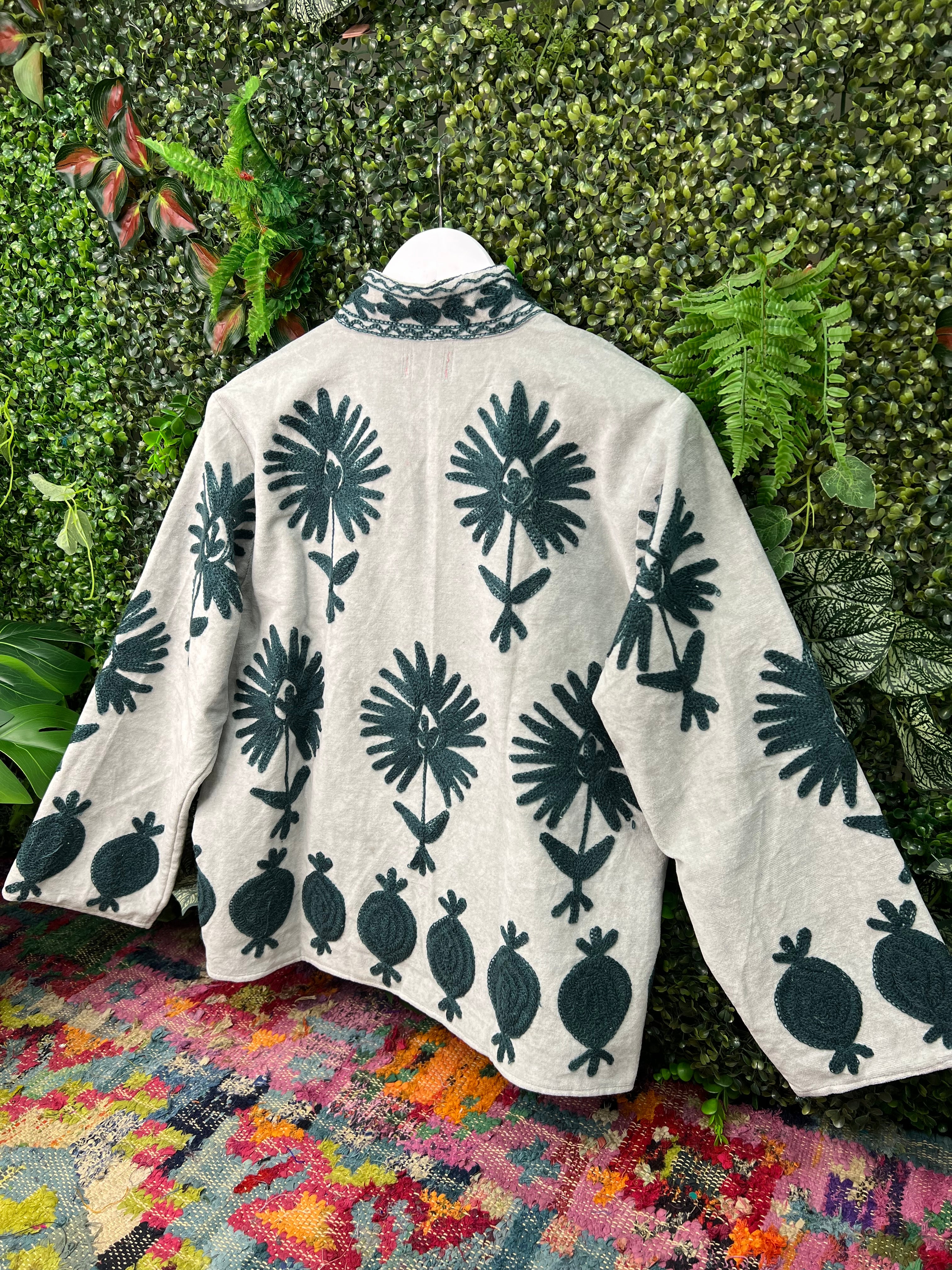 Velvet Suzani Duster Jacket - Image 3
