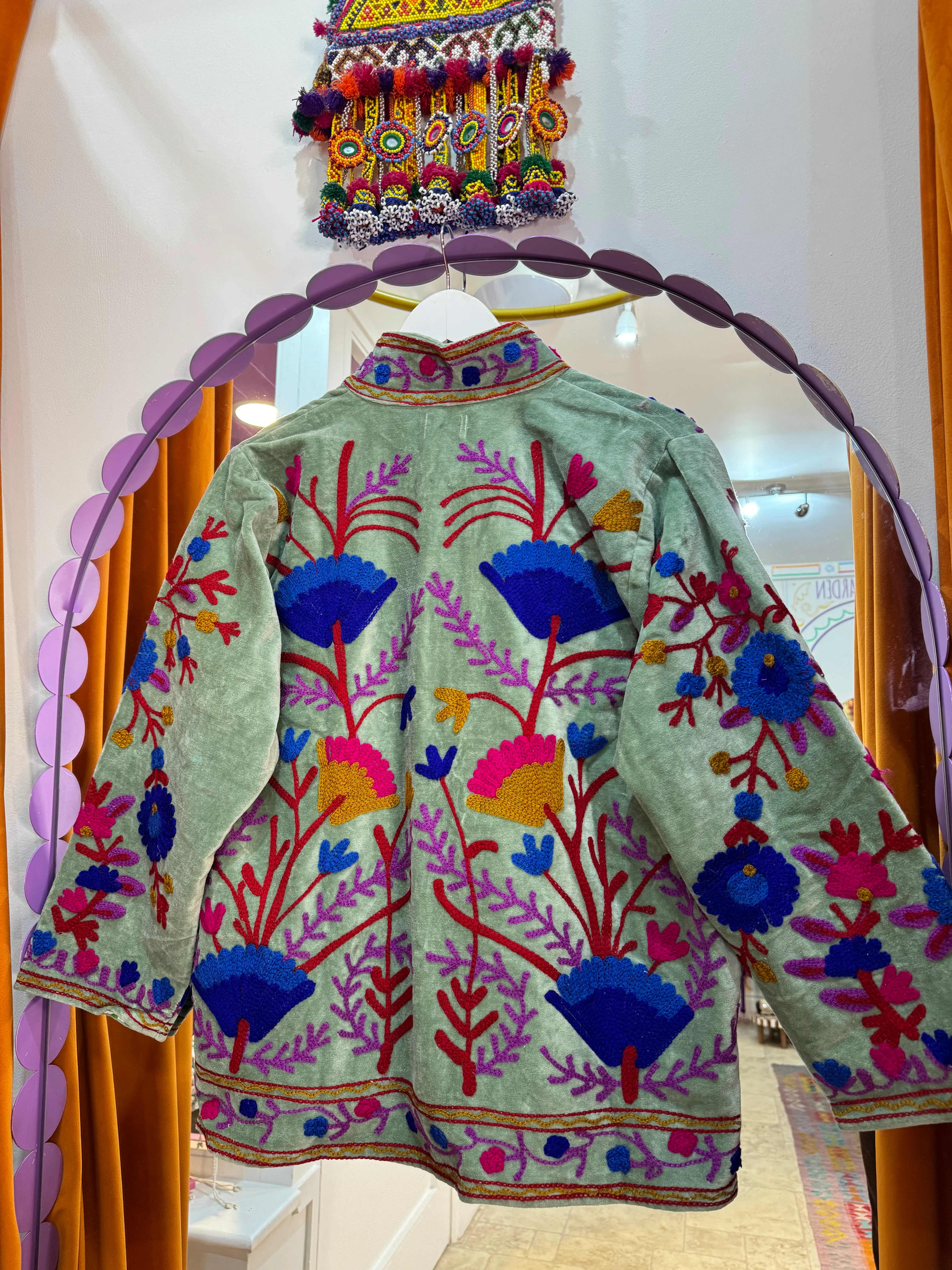 Velvet Suzani Duster Jacket - Image 2