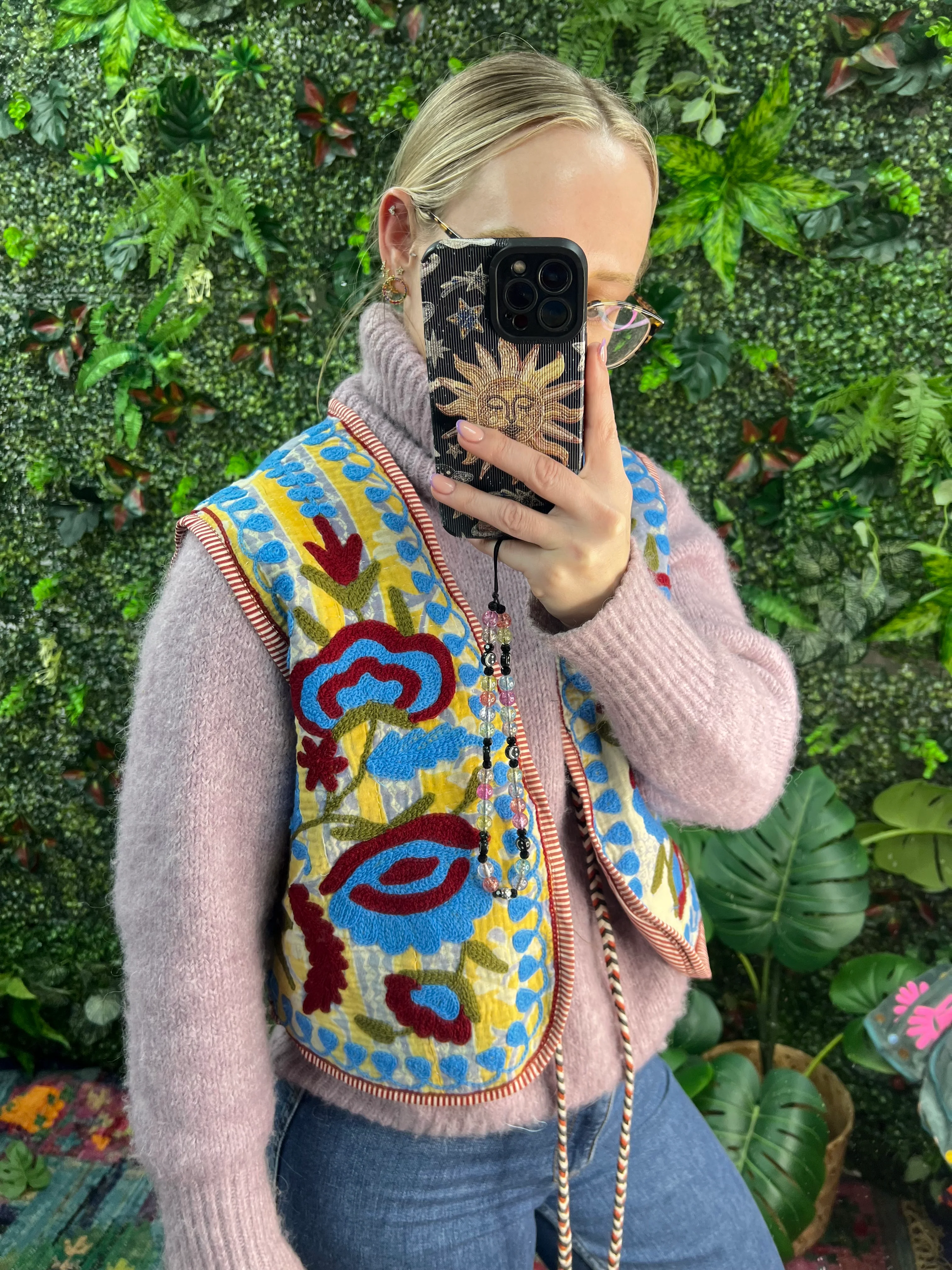 Vintage Kantha Waistcoat - Image 3