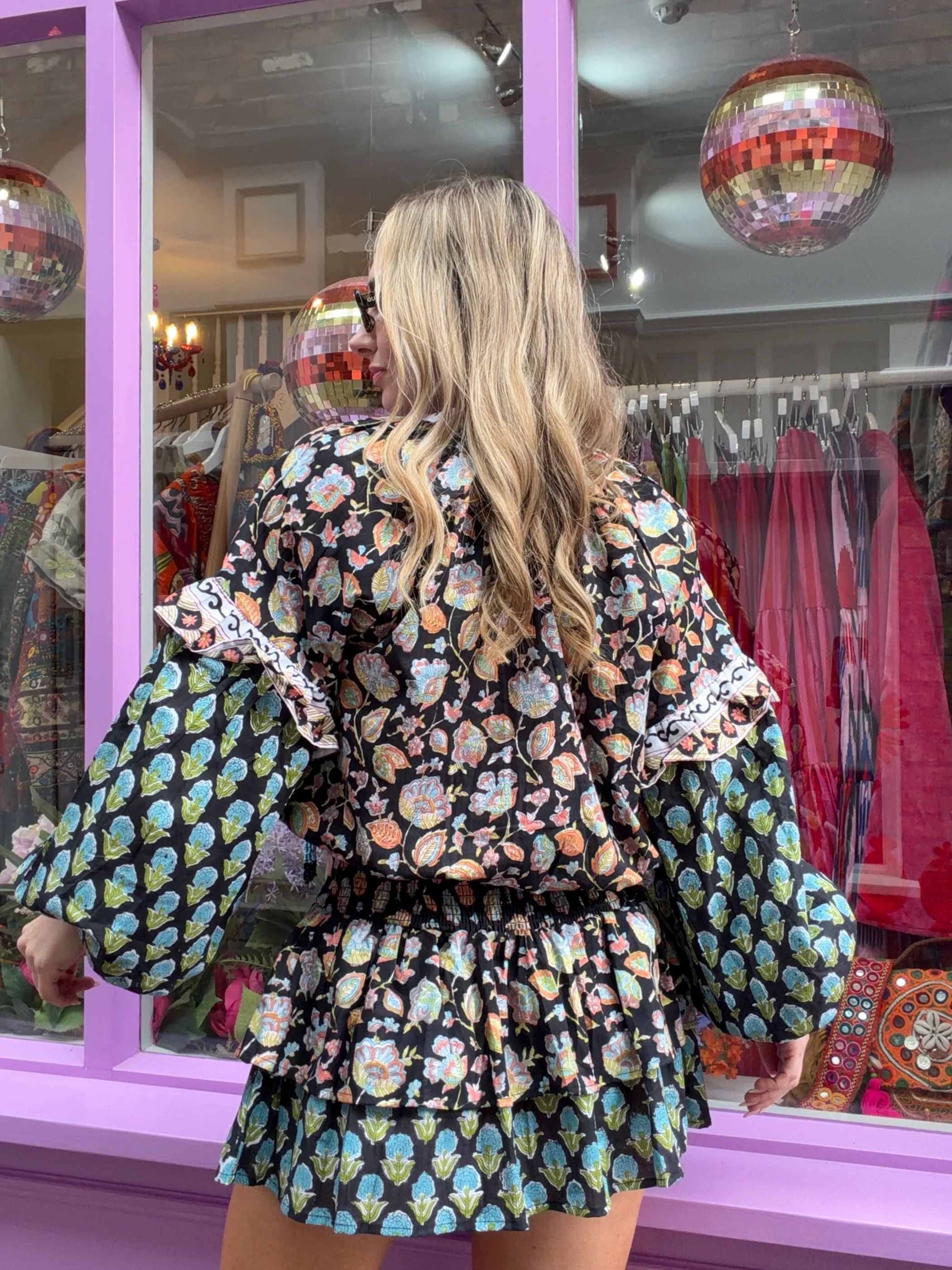 Wildflower Top & Skirt Co ord - Image 3